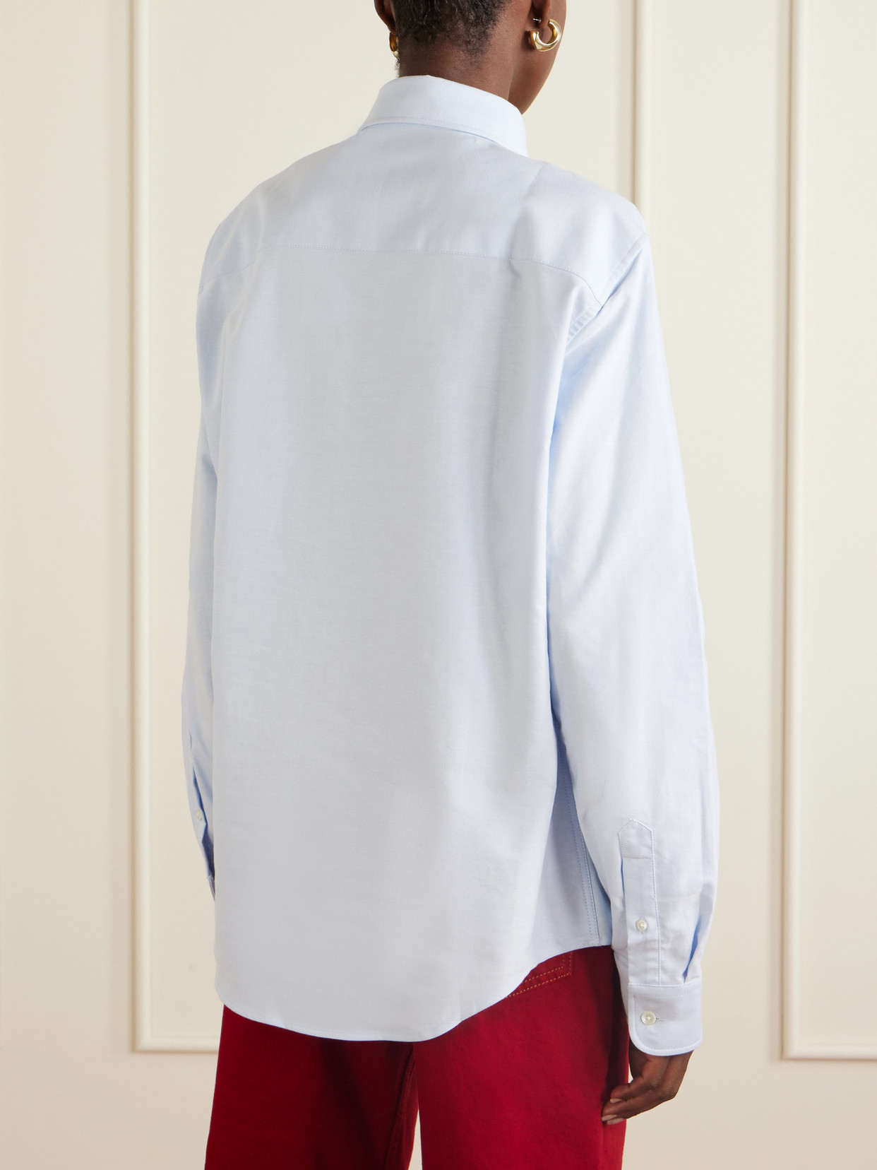 Adc Embroidered Cotton Oxford Shirt