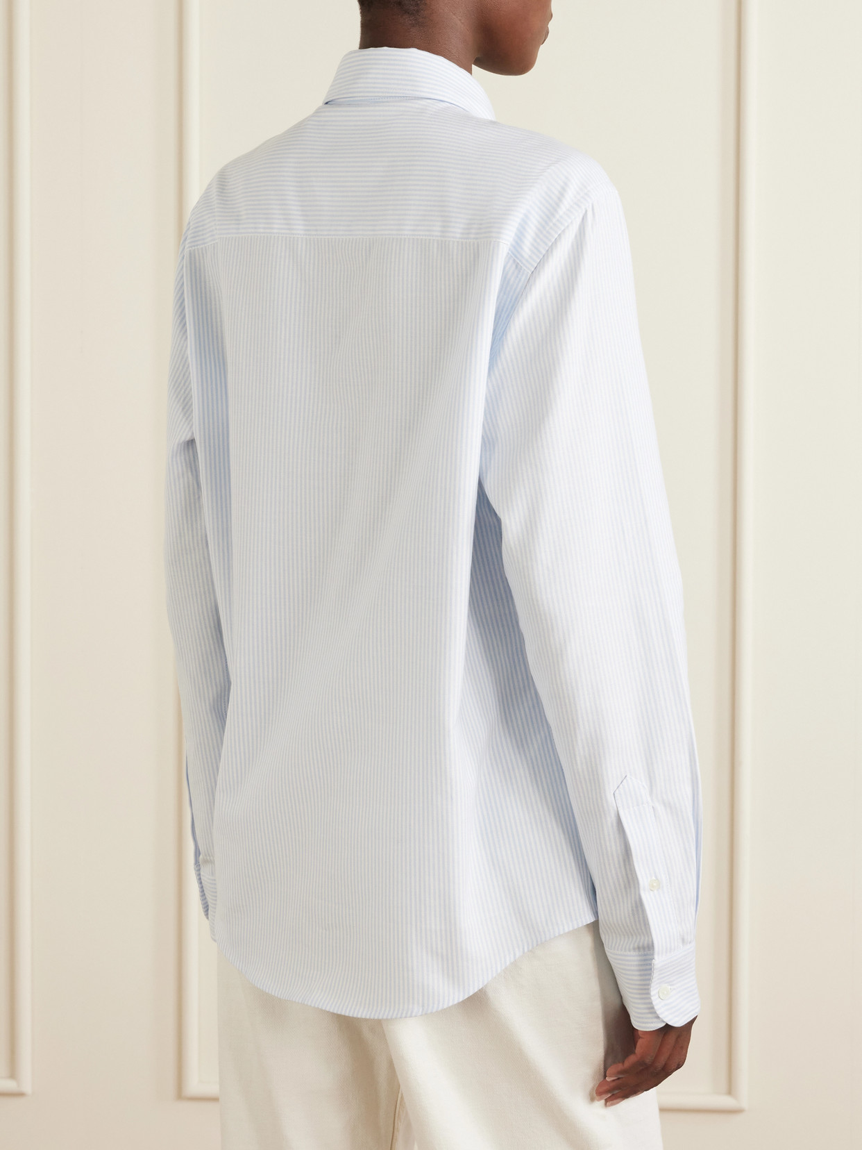 Striped Cotton Oxford Shirt