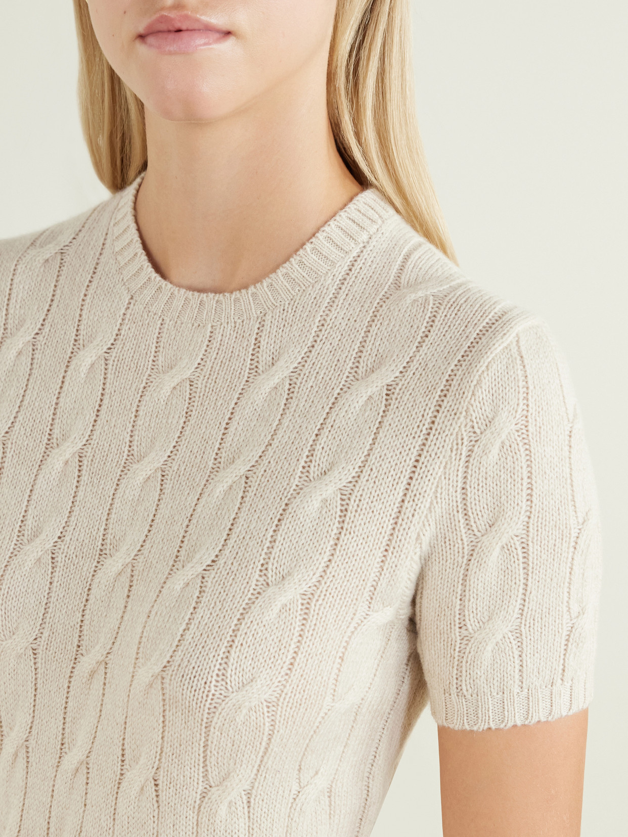 Collection - Cable-Knit Cashmere Sweater