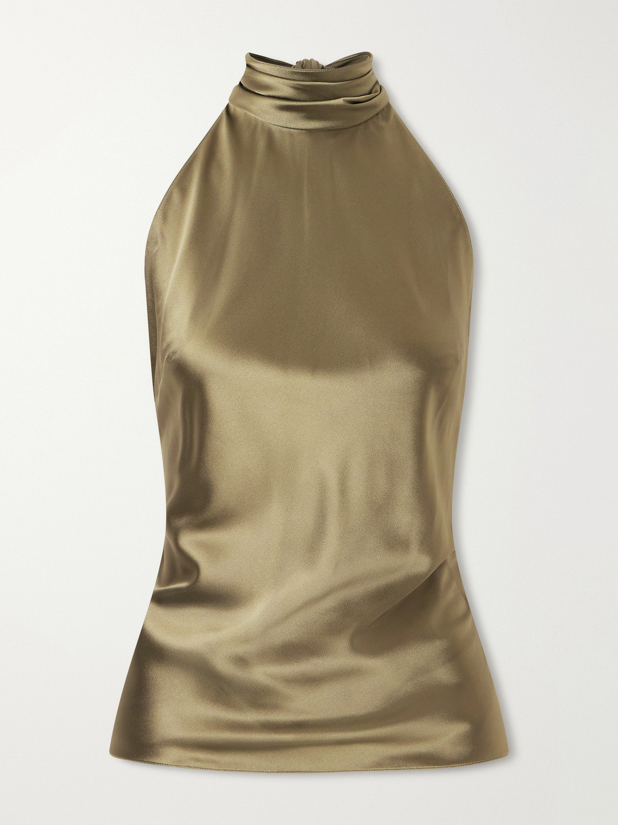Collection - Chilton Satin Halterneck Top