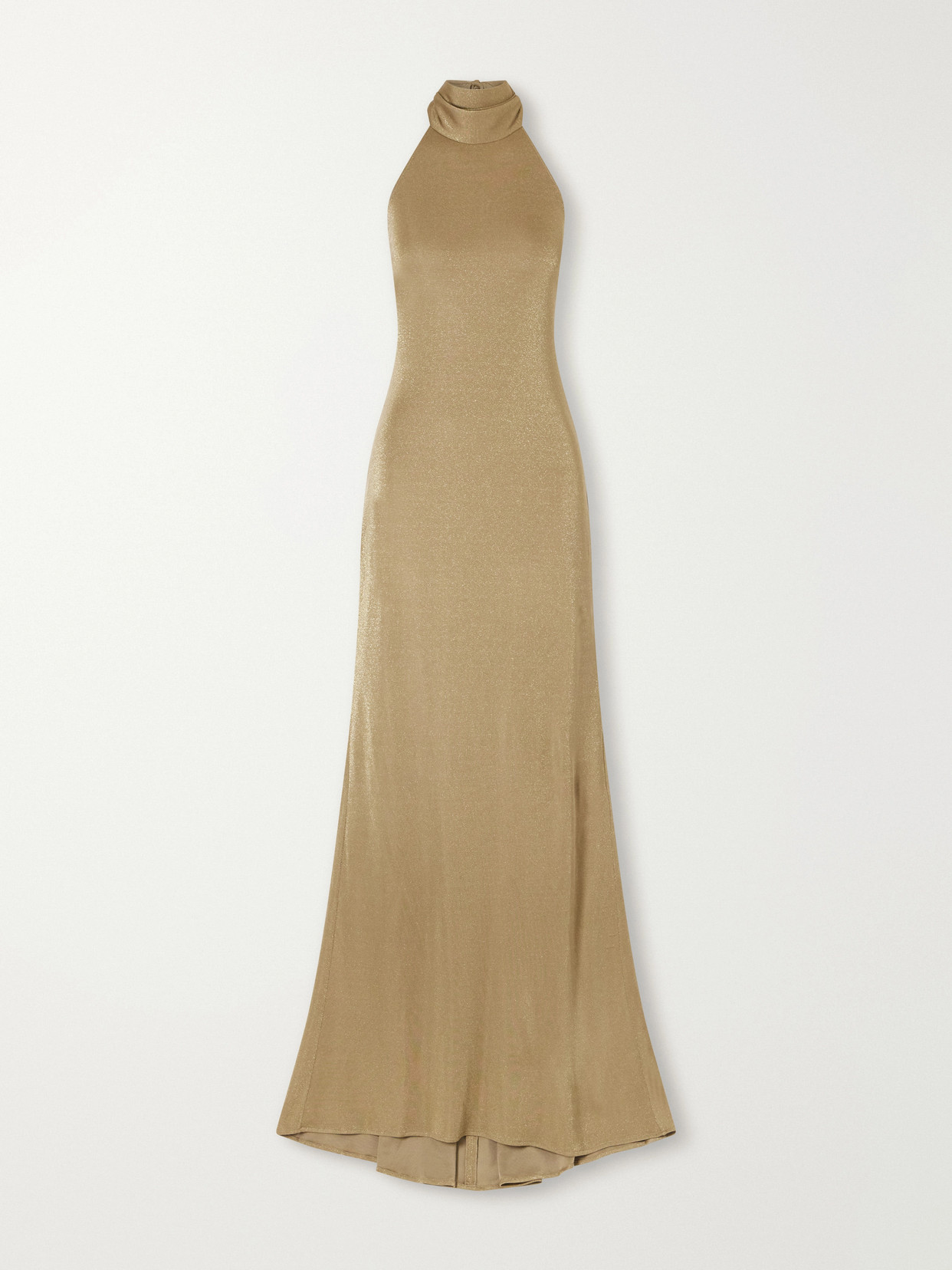 Ralph Lauren Collection - Kelsie Metallic Jersey Gown - Gold