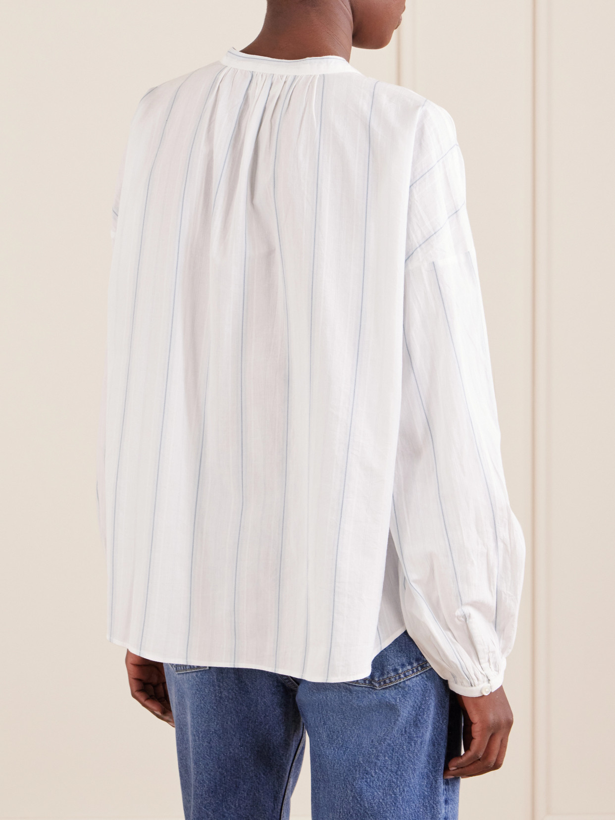 Cilla Striped Organic Cotton Shirt