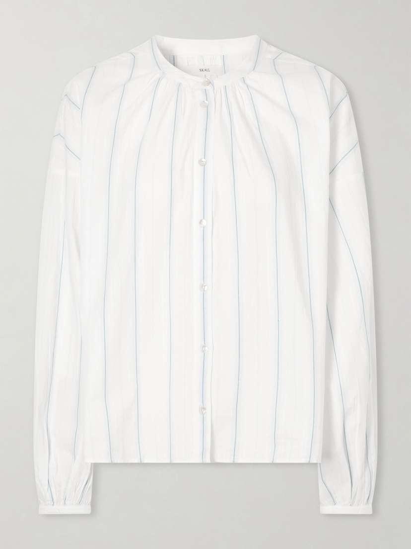 SKALL Cilla Striped Organic Cotton Shirt