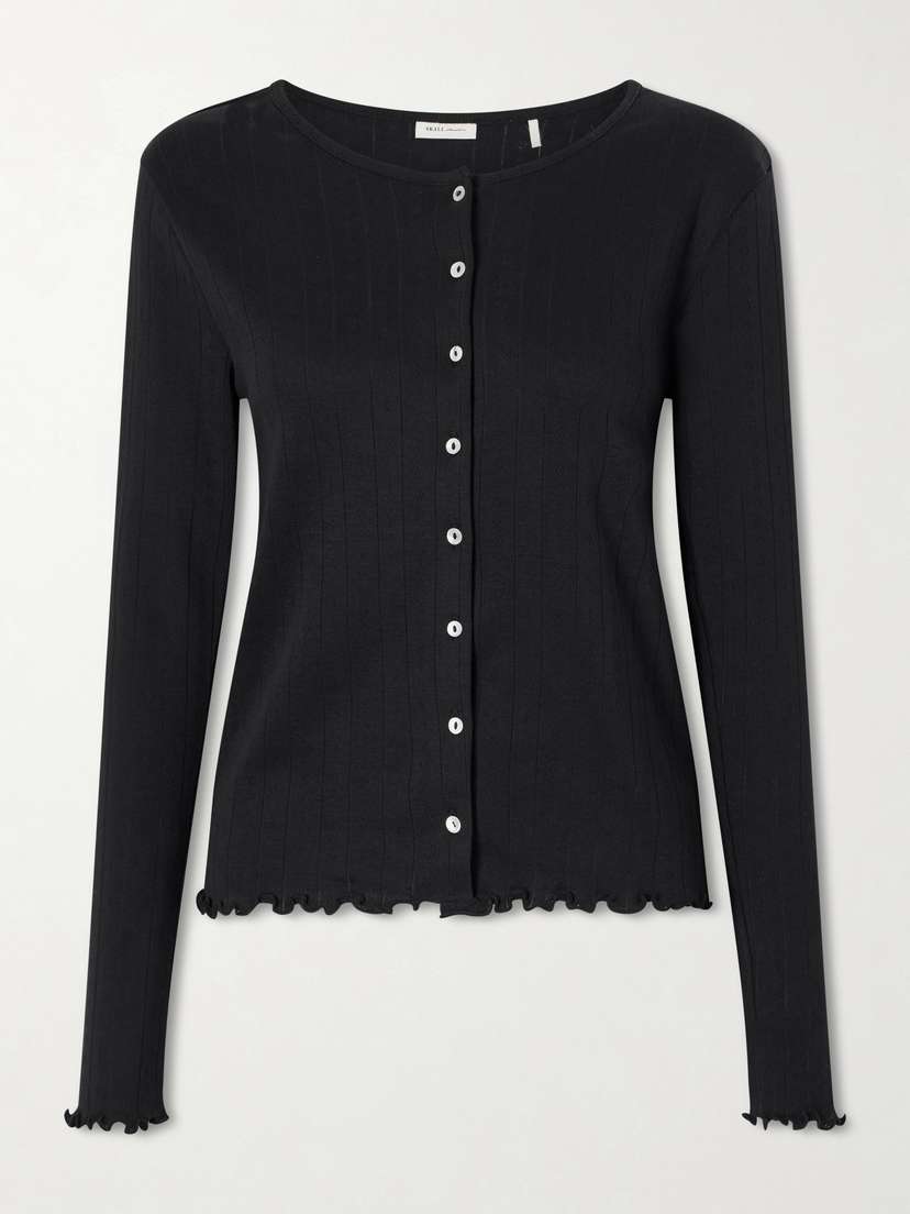 SKALL Edie Open-knit Organic Cotton Cardigan | Thumbnail 6