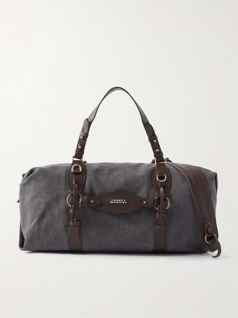 Isabel Marant Tilpa Leather-trimmed Weekend Bag