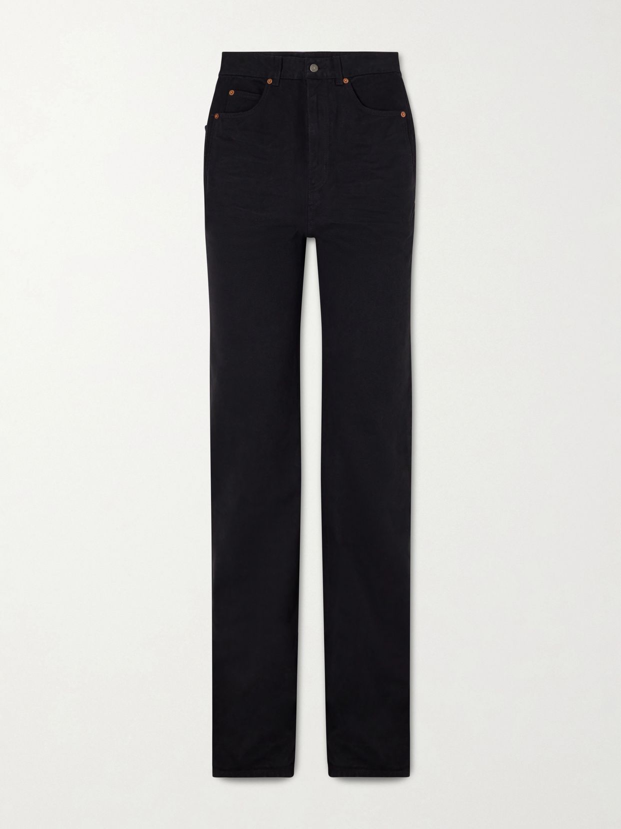 70's high-rise straight-leg jeans