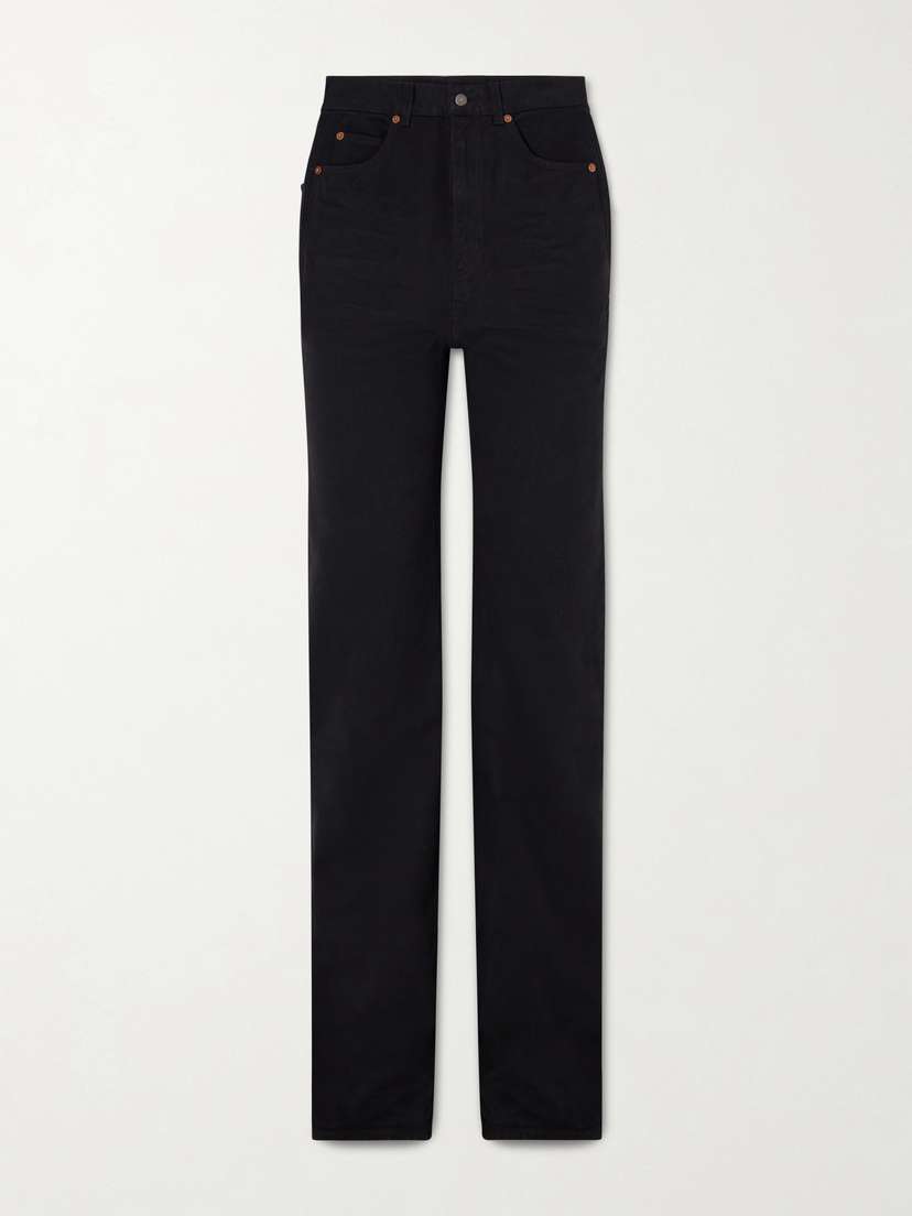 Saint Laurent 70's High-rise Straight-leg Jeans - Women's Clothing
