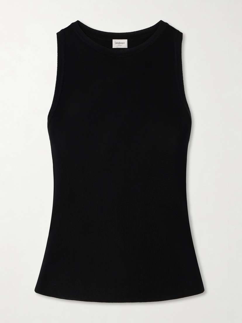 Saint Laurent Ribbed-knit Tank