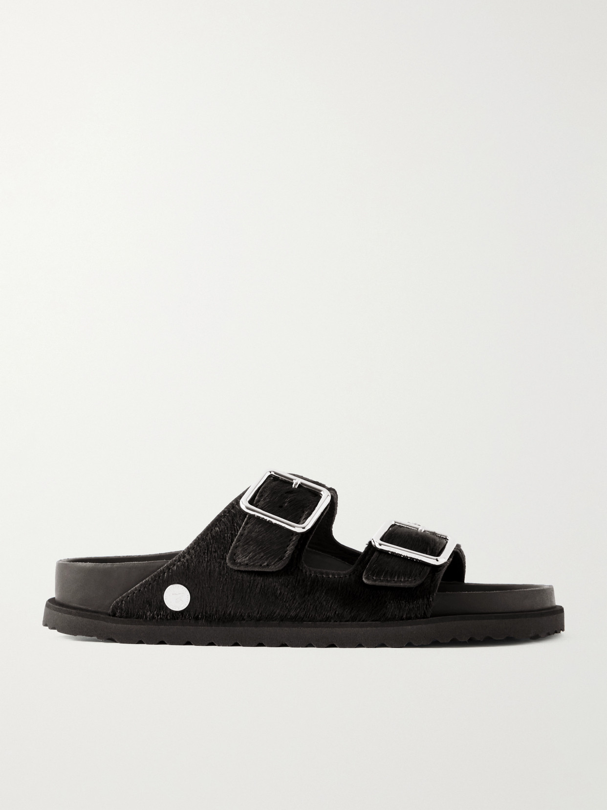 Birkenstock 1774 Arizona Pony Hair Sandals In Black
