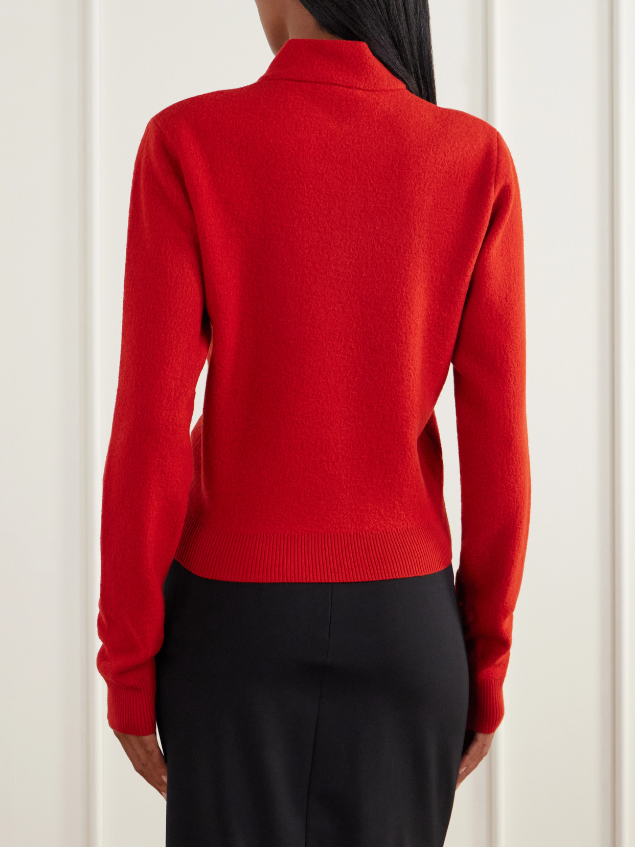 Wool Half-Zip Sweater