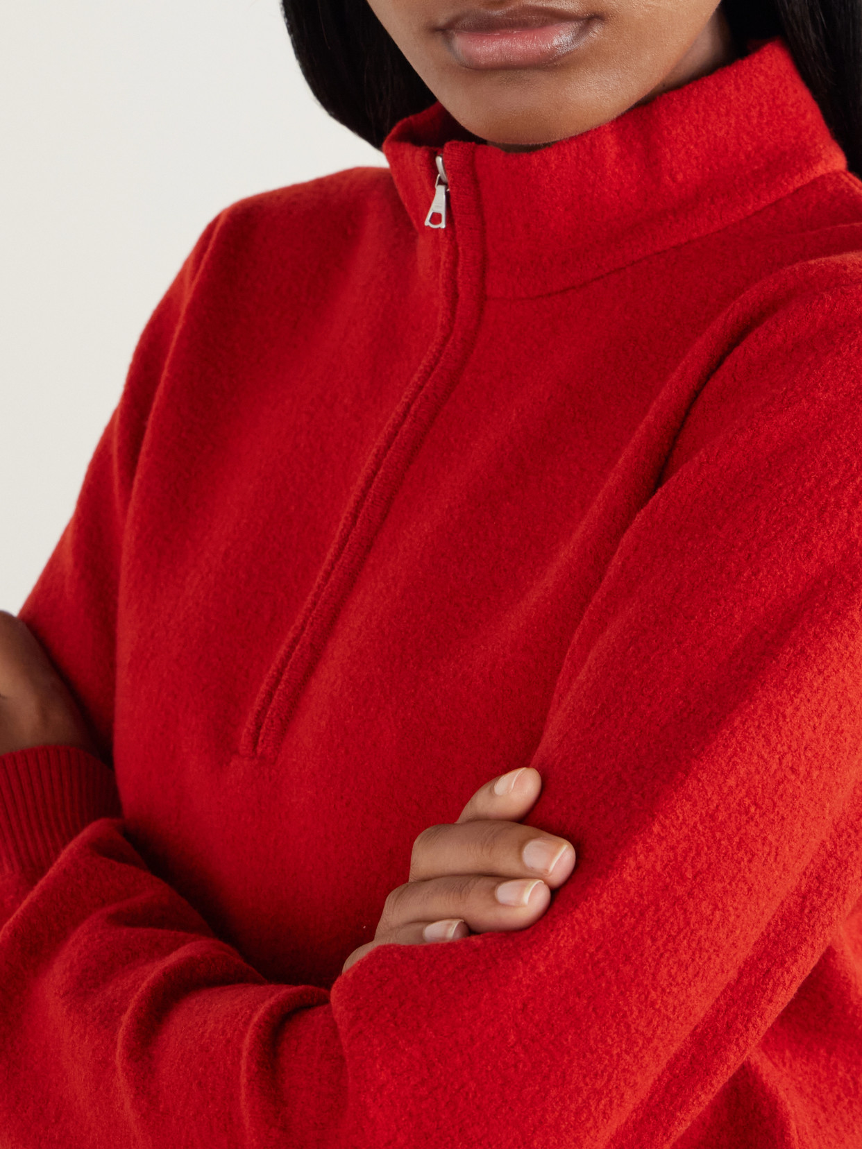 Wool Half-Zip Sweater