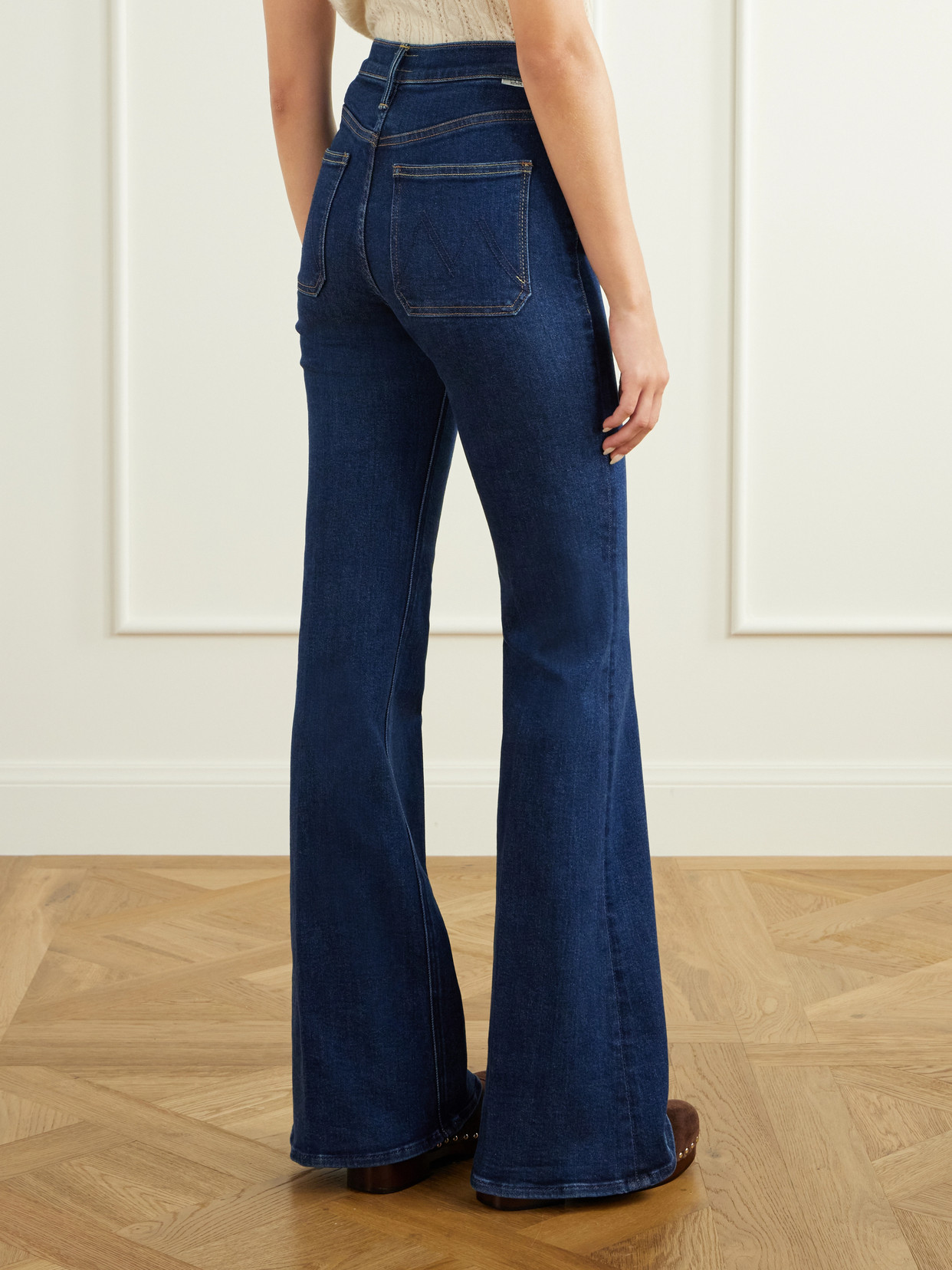 The Patch Pocket Doozy High-Rise Flared Jeans