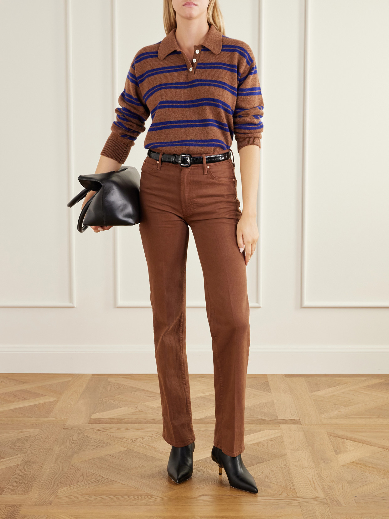 The Kick It High-Rise Straight-Leg Jeans
