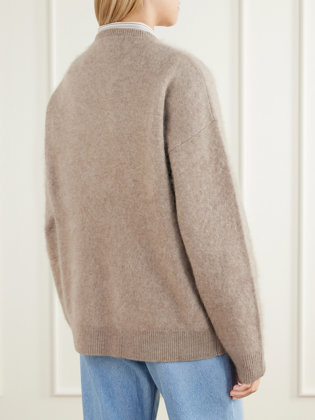 The Biggie Cashmere And Wool-Blend Sweater