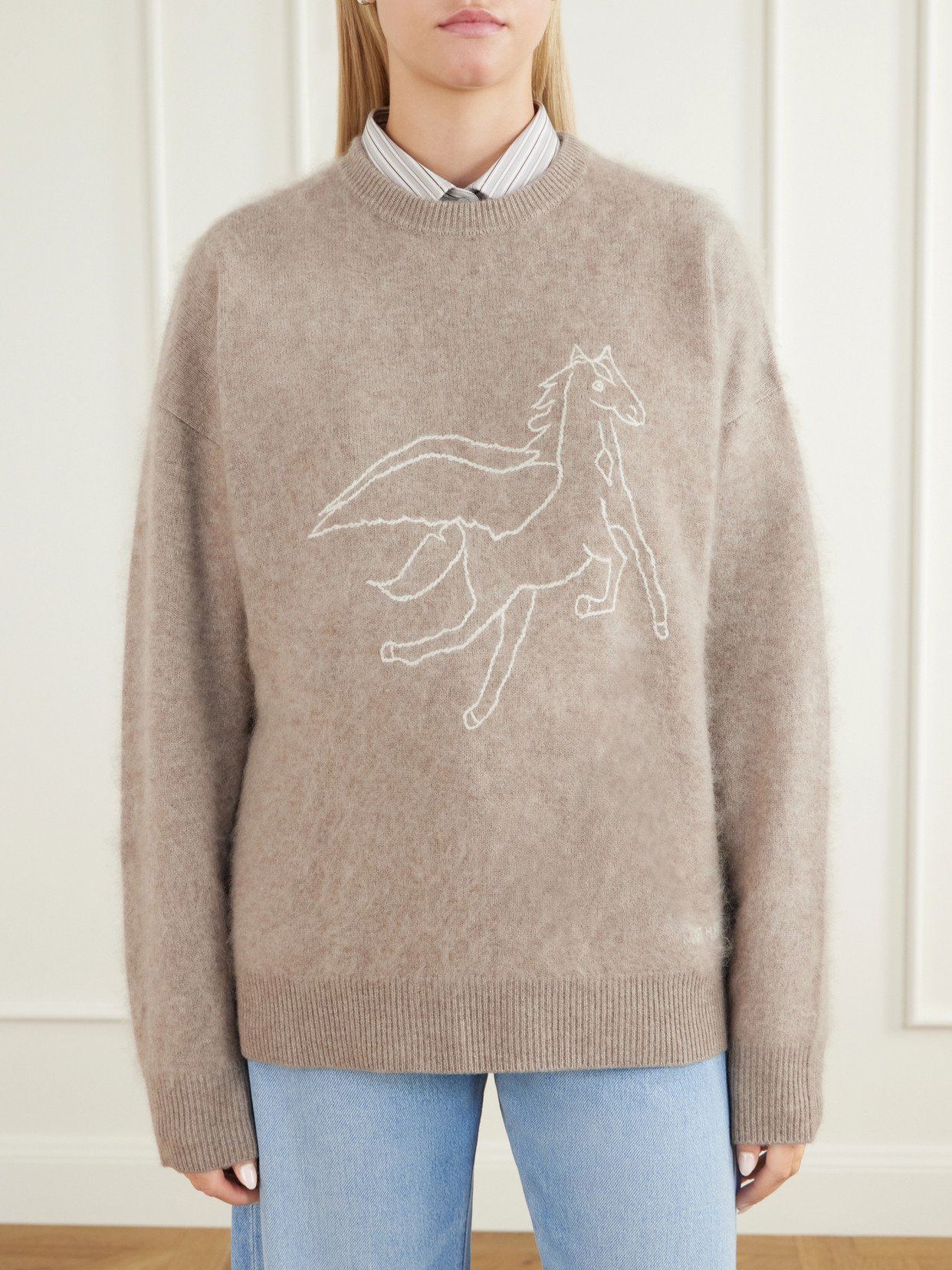 The Biggie Cashmere And Wool-Blend Sweater