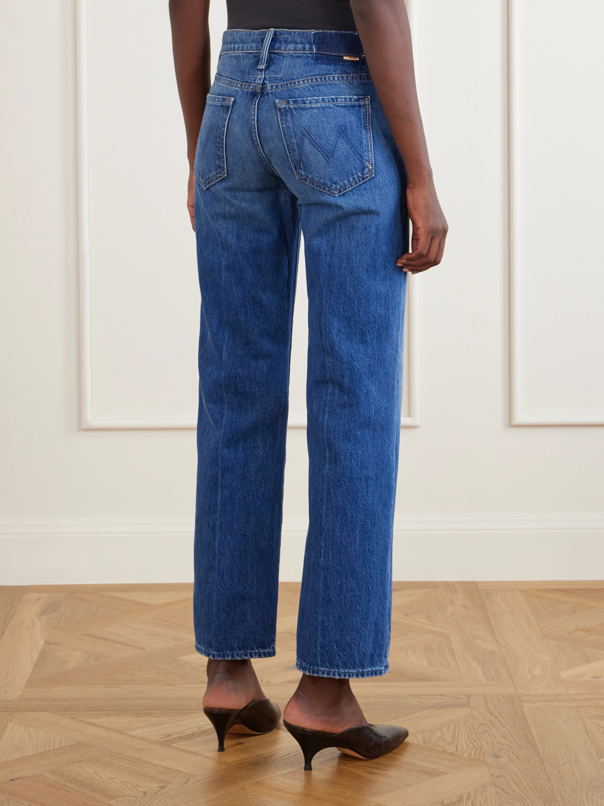 The Rambler Skimp Mid-Rise Straight-Leg Jeans