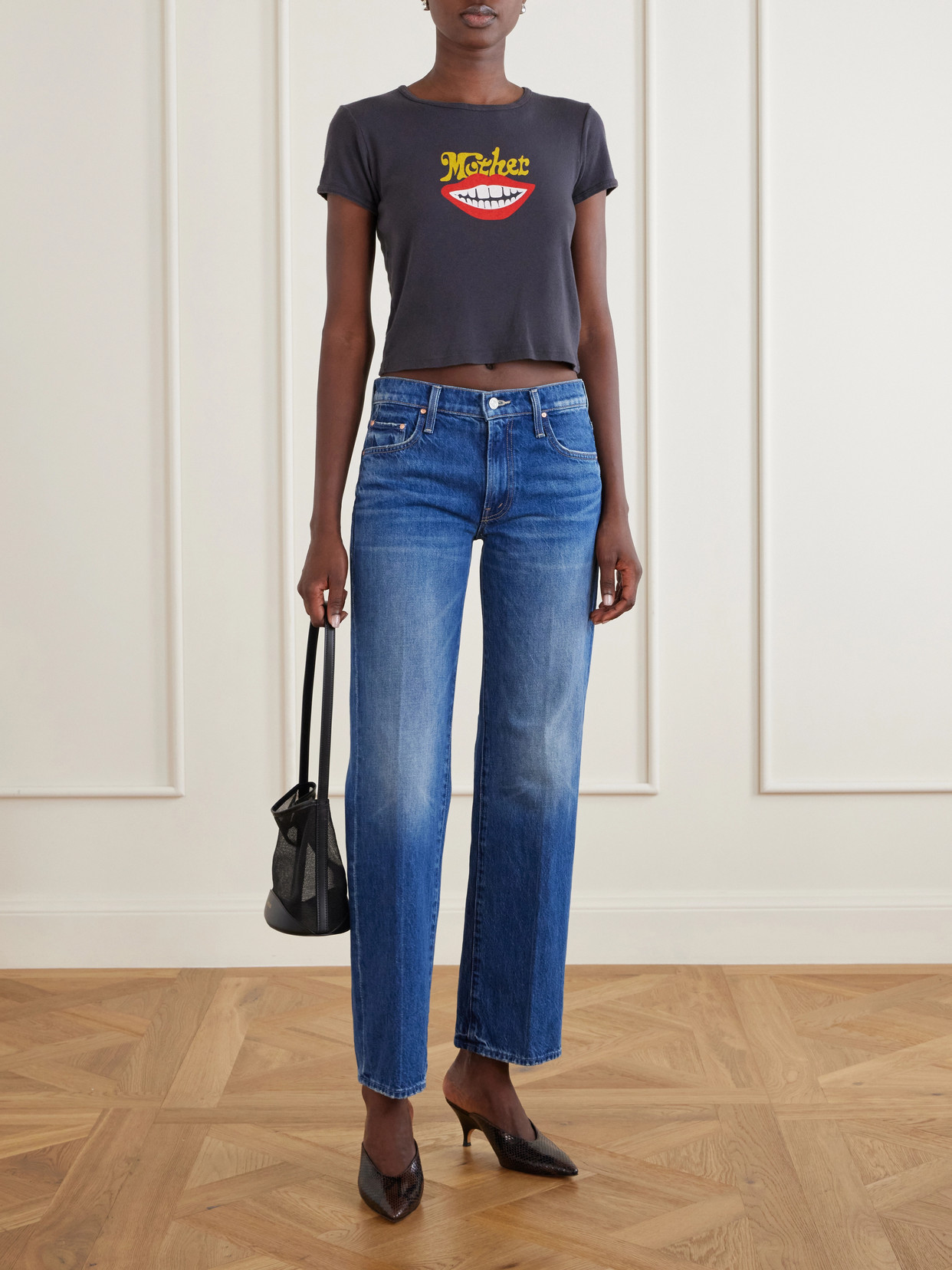 The Rambler Skimp Mid-Rise Straight-Leg Jeans