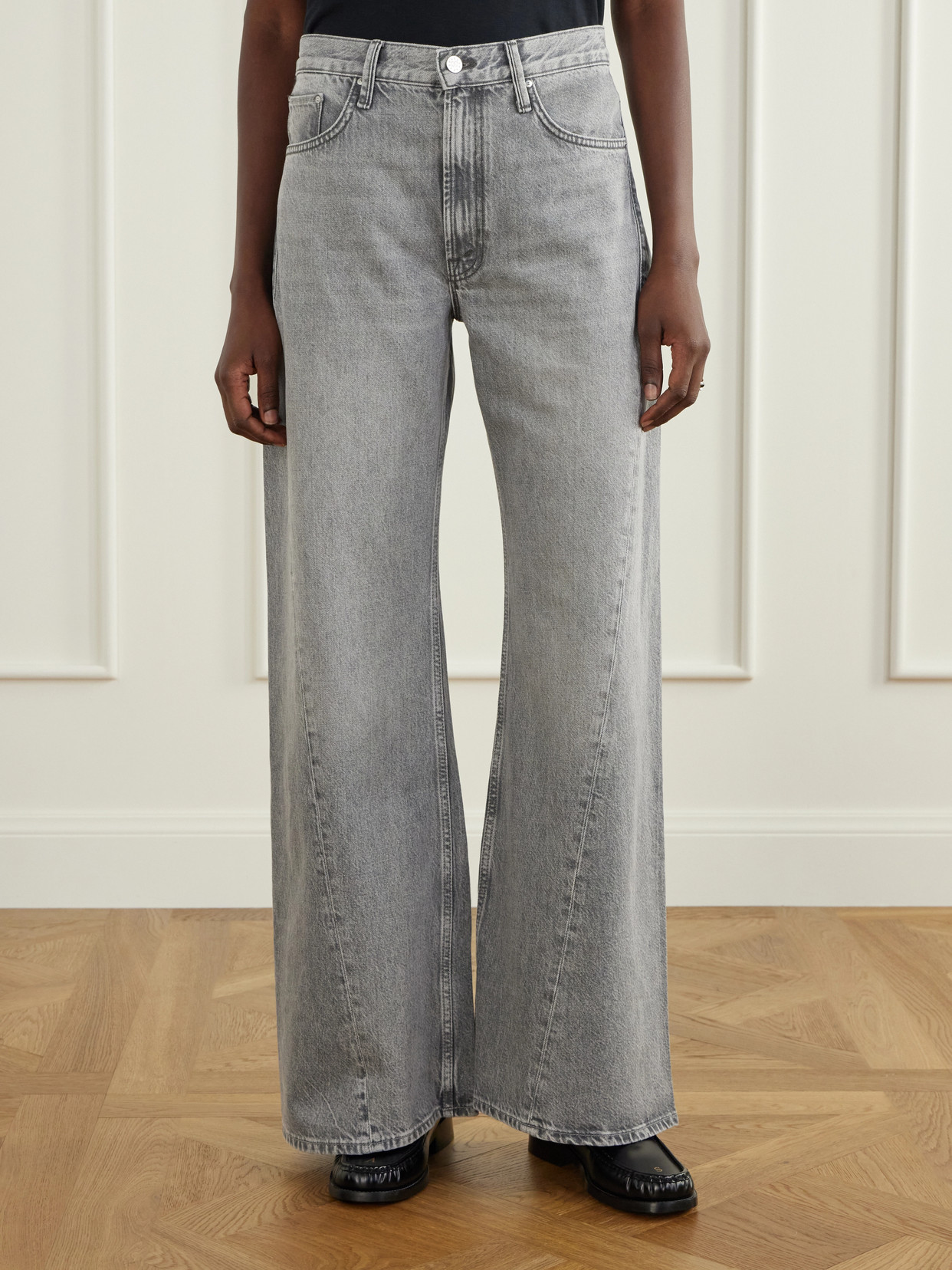 Snacks! The Lemon Twist Sneak High-Rise Wide- Leg