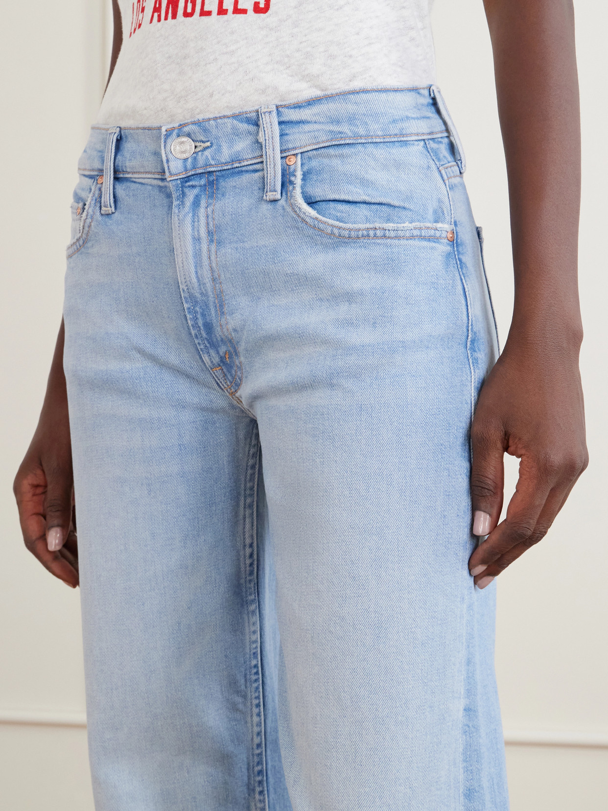 The Newbie Skimp Mid-Rise Straight-Leg Jeans