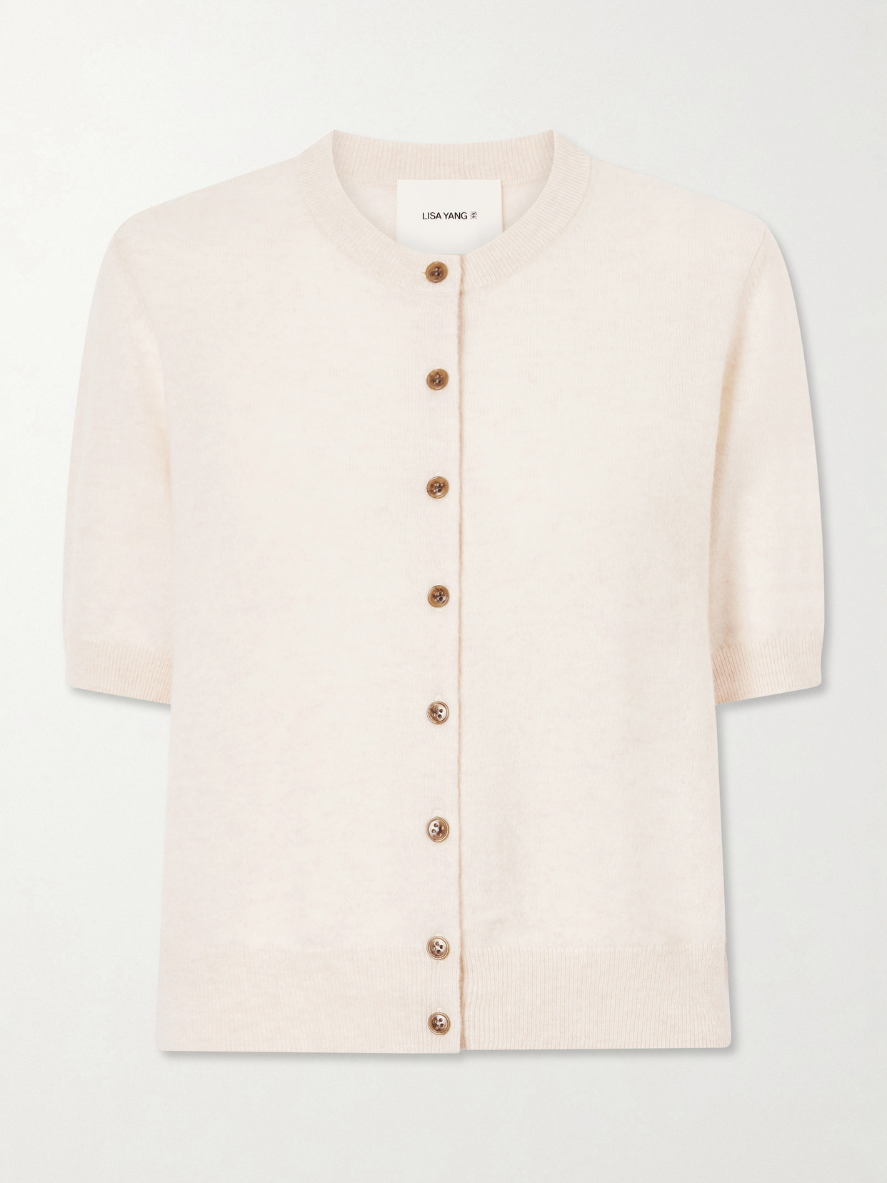 Lisa Yang Marene Cashmere Knit Cardigan In Pink