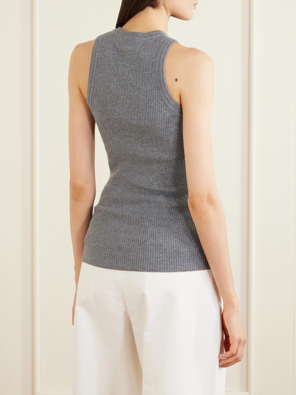 Amaya Cotton And Cashmere-Blend Tank Top
