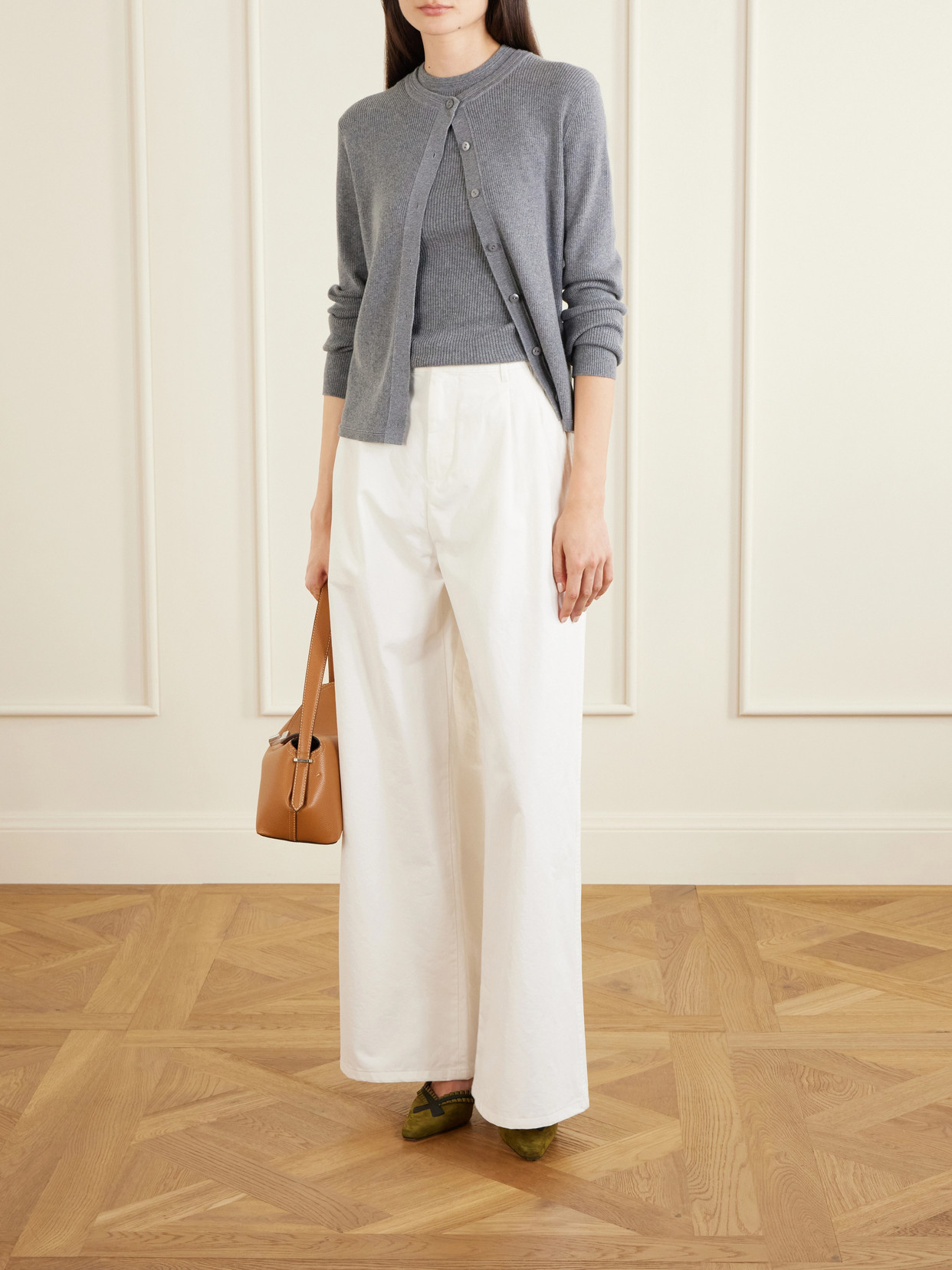 Amaya Cotton And Cashmere-Blend Tank Top