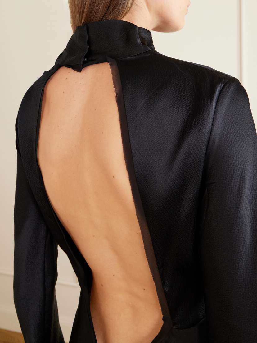 Tove Gio Open-back Silk-cloqué Maxi Dress | Thumbnail 5 Tove Gio Open-back Silk-cloqué Maxi Dress | Thumbnail 5