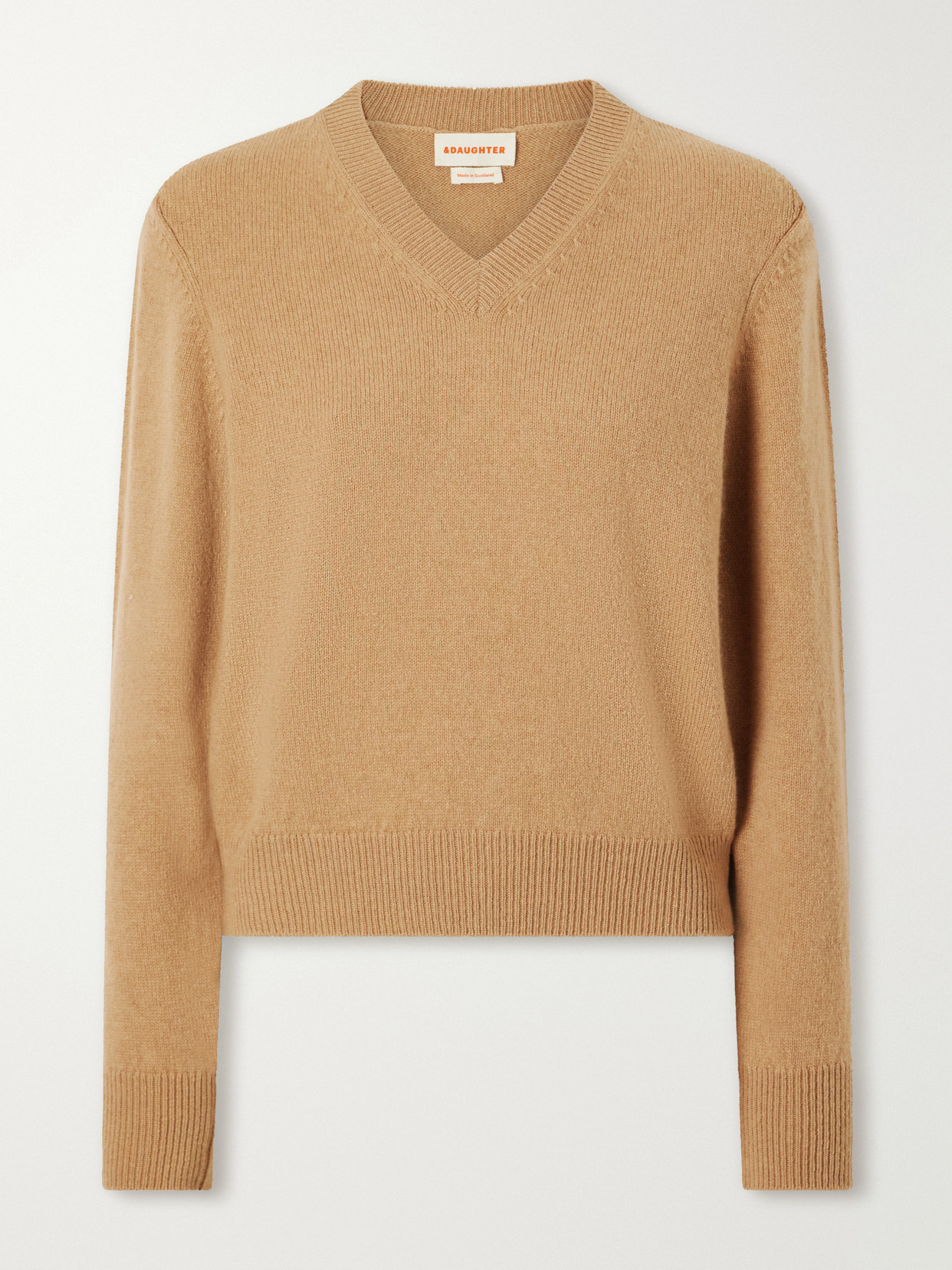 And-daughter Sligo Wool Sweater In Brown