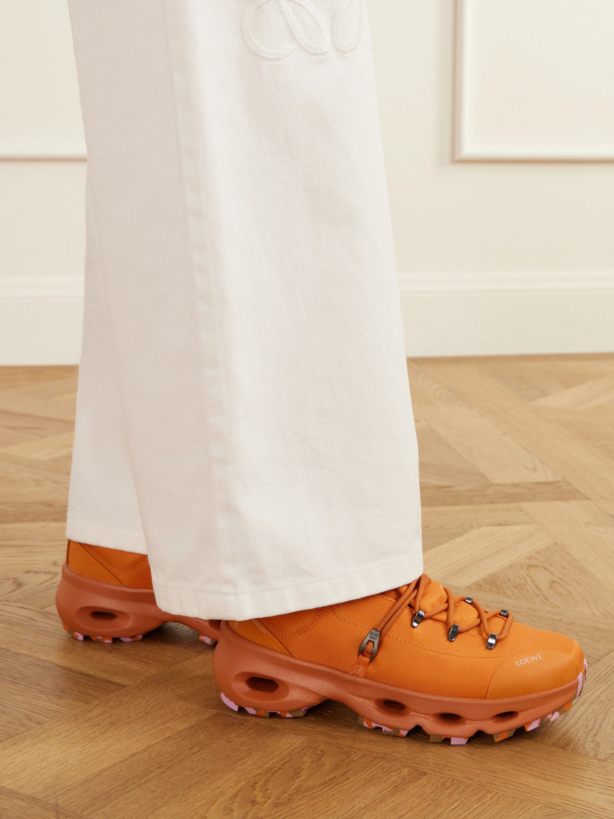 + On Cloudsolo Hiker Rubber-Trimmed Twill Sneakers