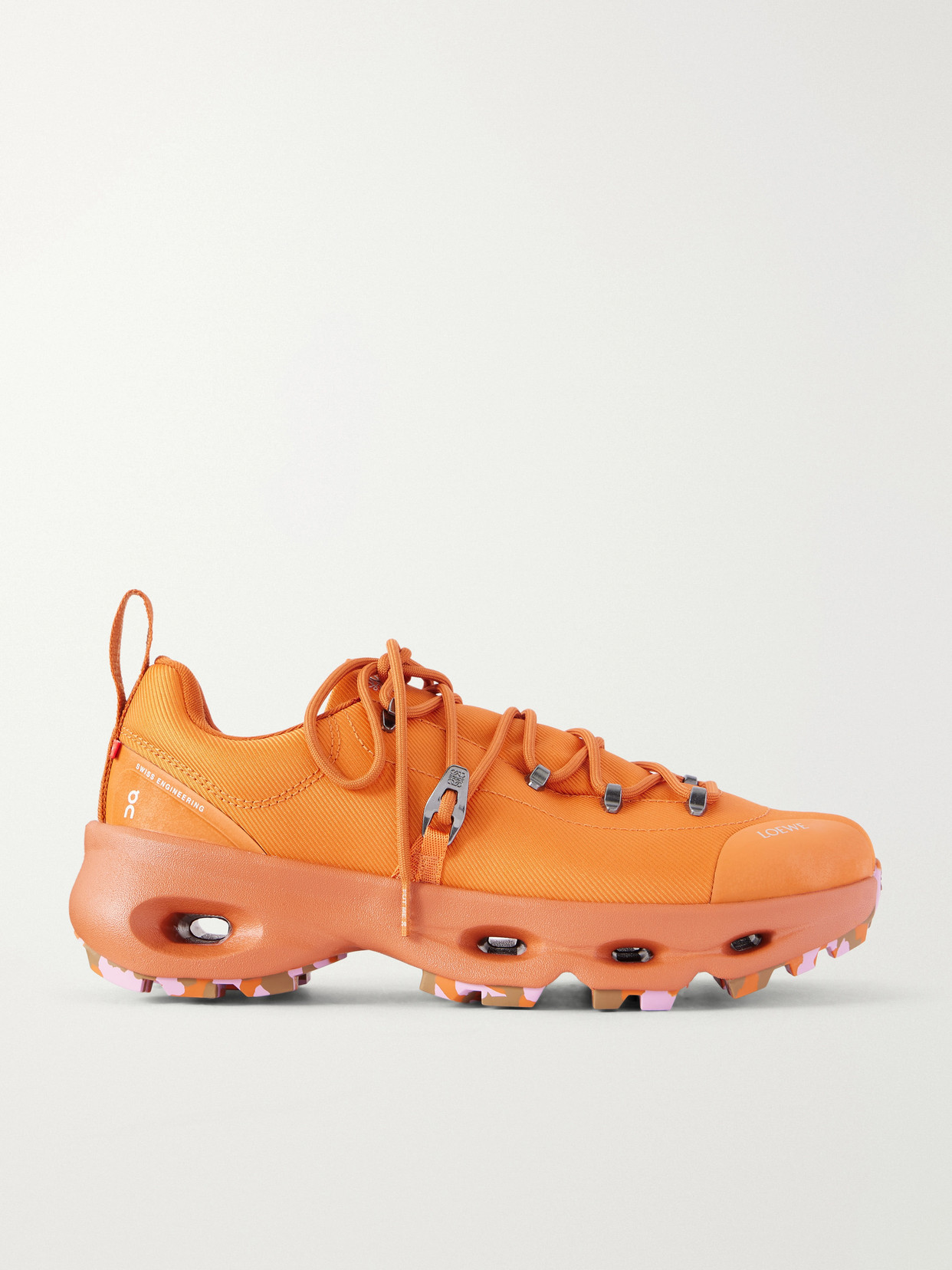 + On Cloudsolo Hiker Rubber-Trimmed Twill Sneakers