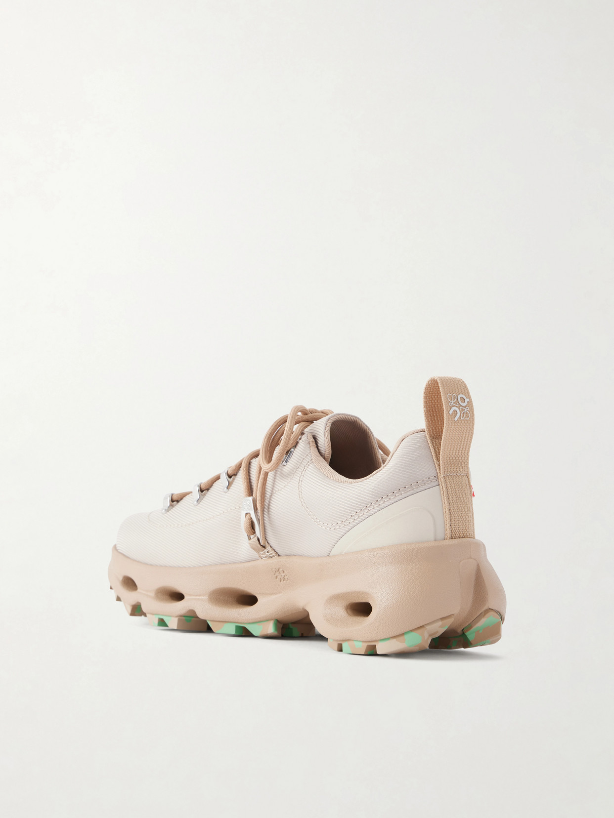 + On Cloudsolo Hiker Rubber-Trimmed Twill Sneakers