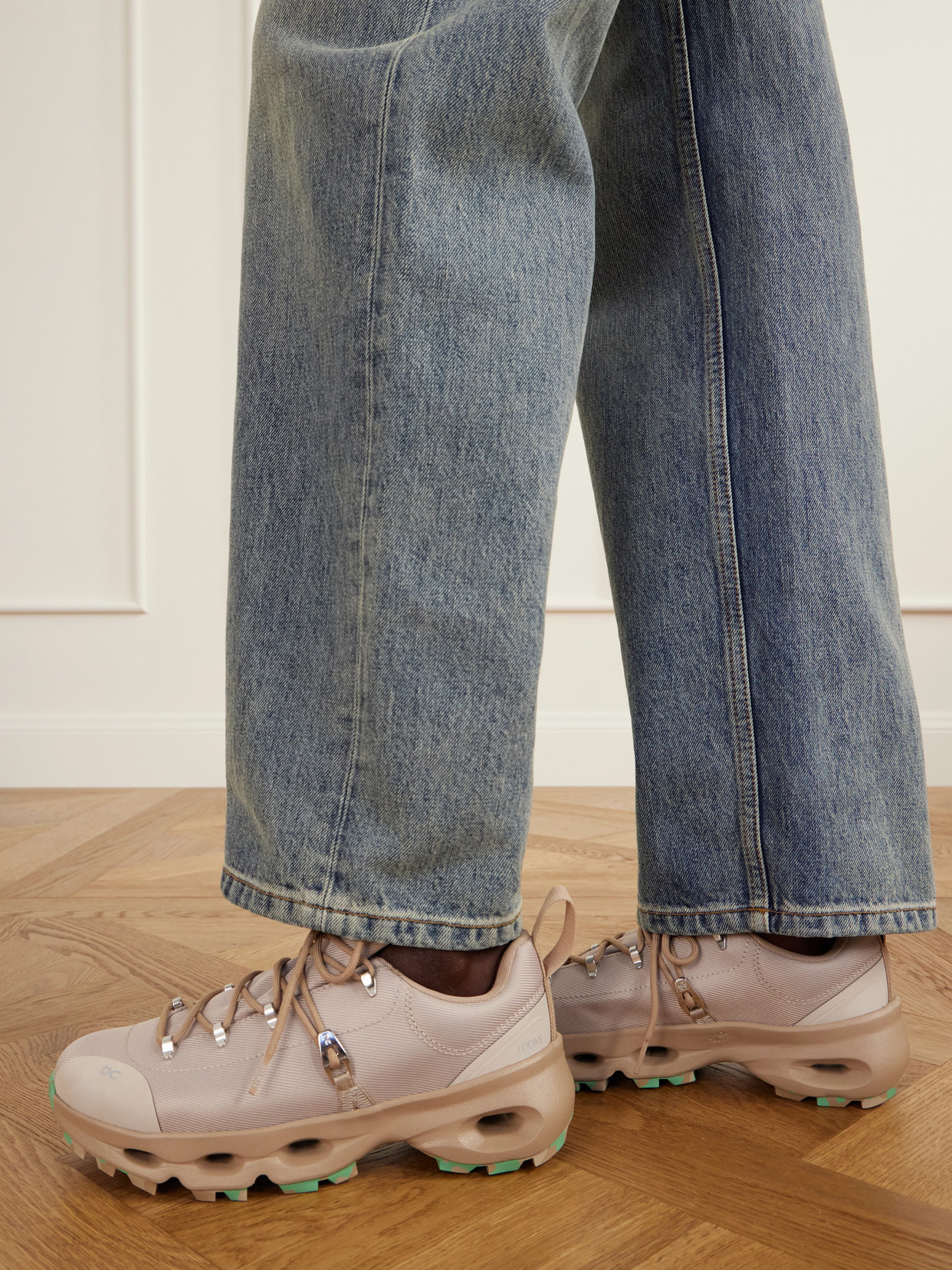 + On Cloudsolo Hiker Rubber-Trimmed Twill Sneakers
