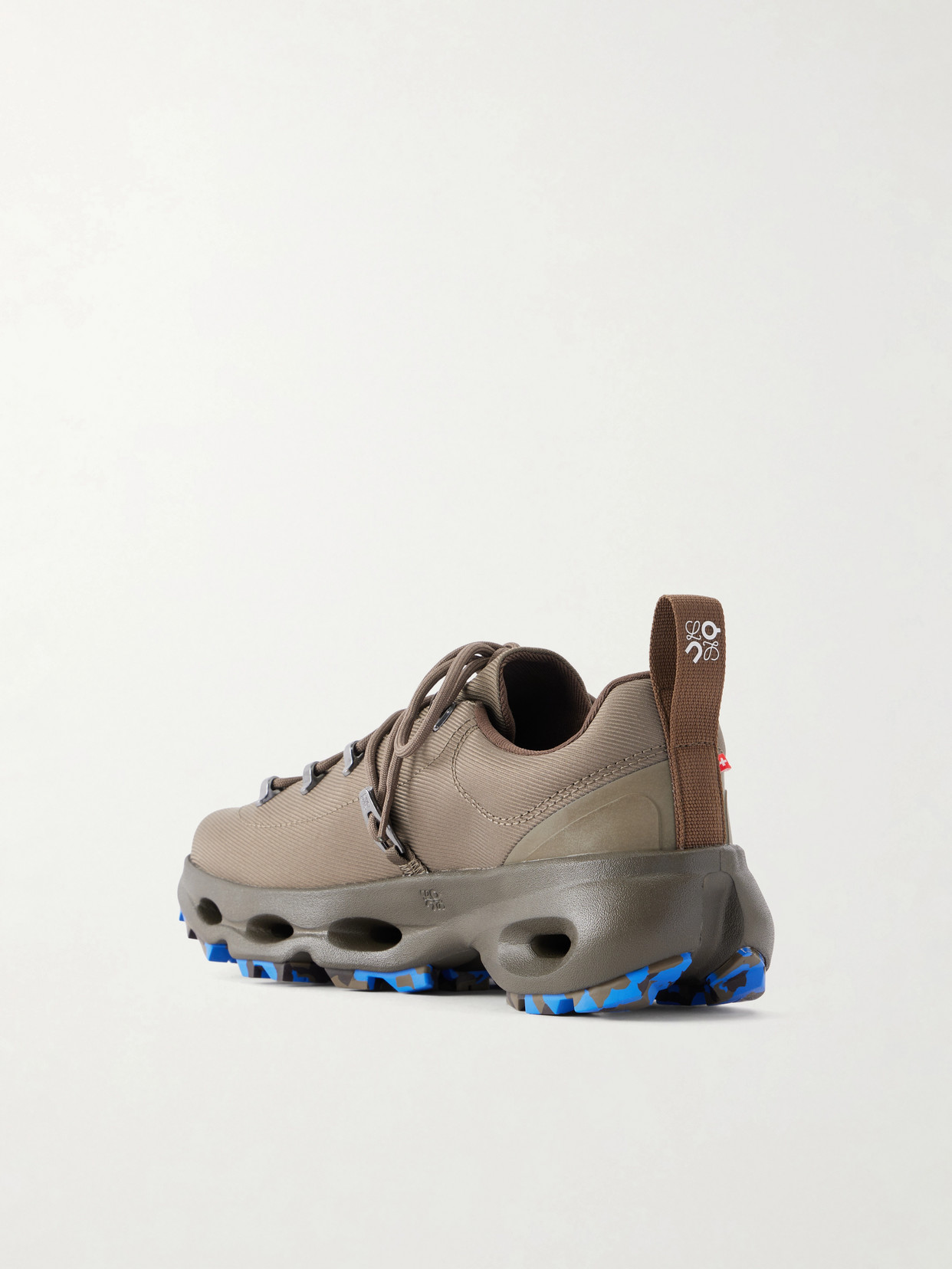 + On Cloudsolo Hiker Rubber-Trimmed Twill Sneakers