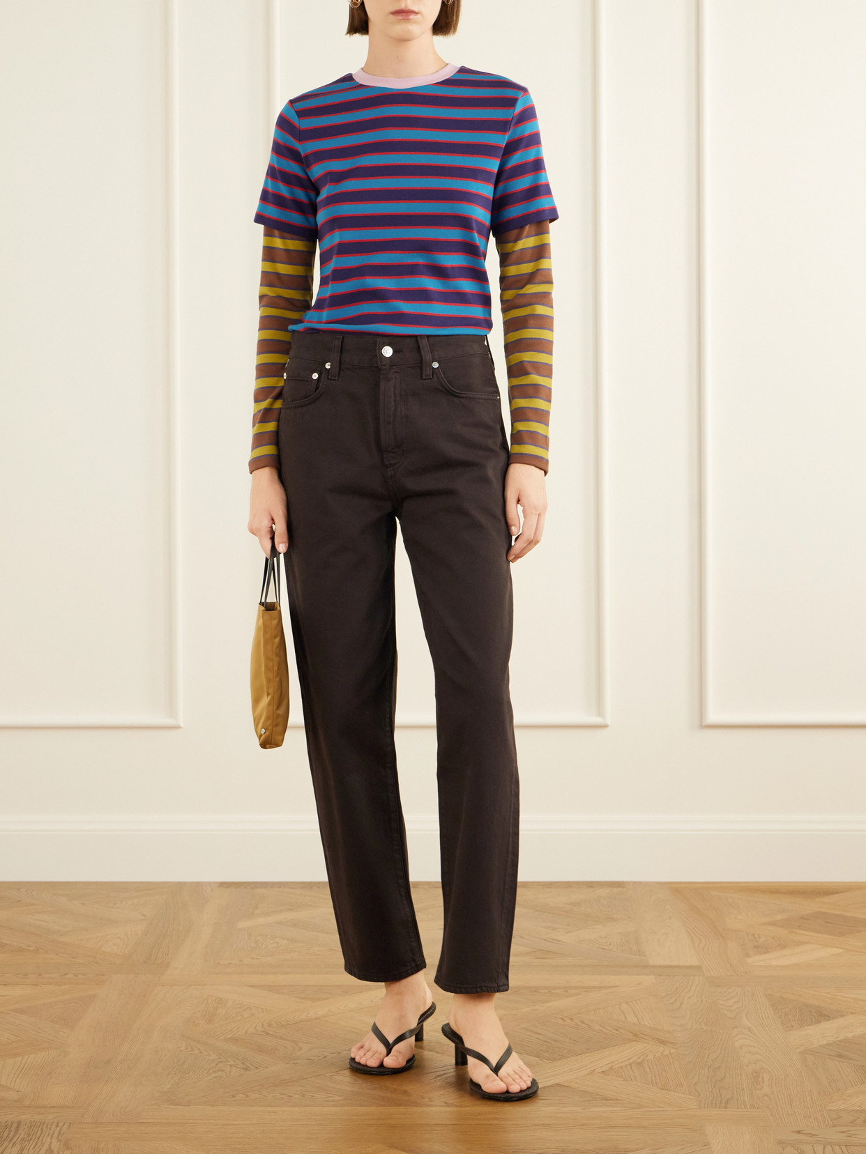The Taper Jean Mid-Rise Straight-Leg Jeans