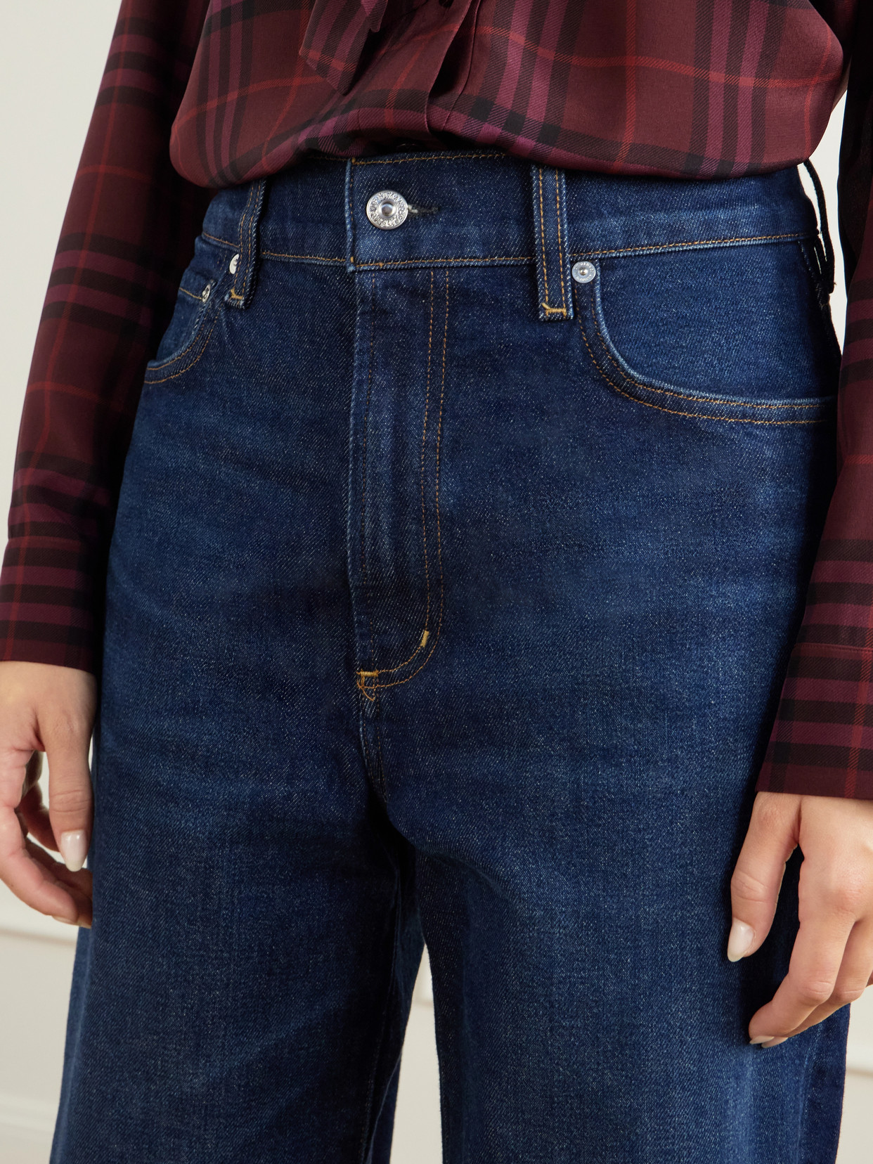 The Taper Jean Mid-Rise Straight-Leg Jeans
