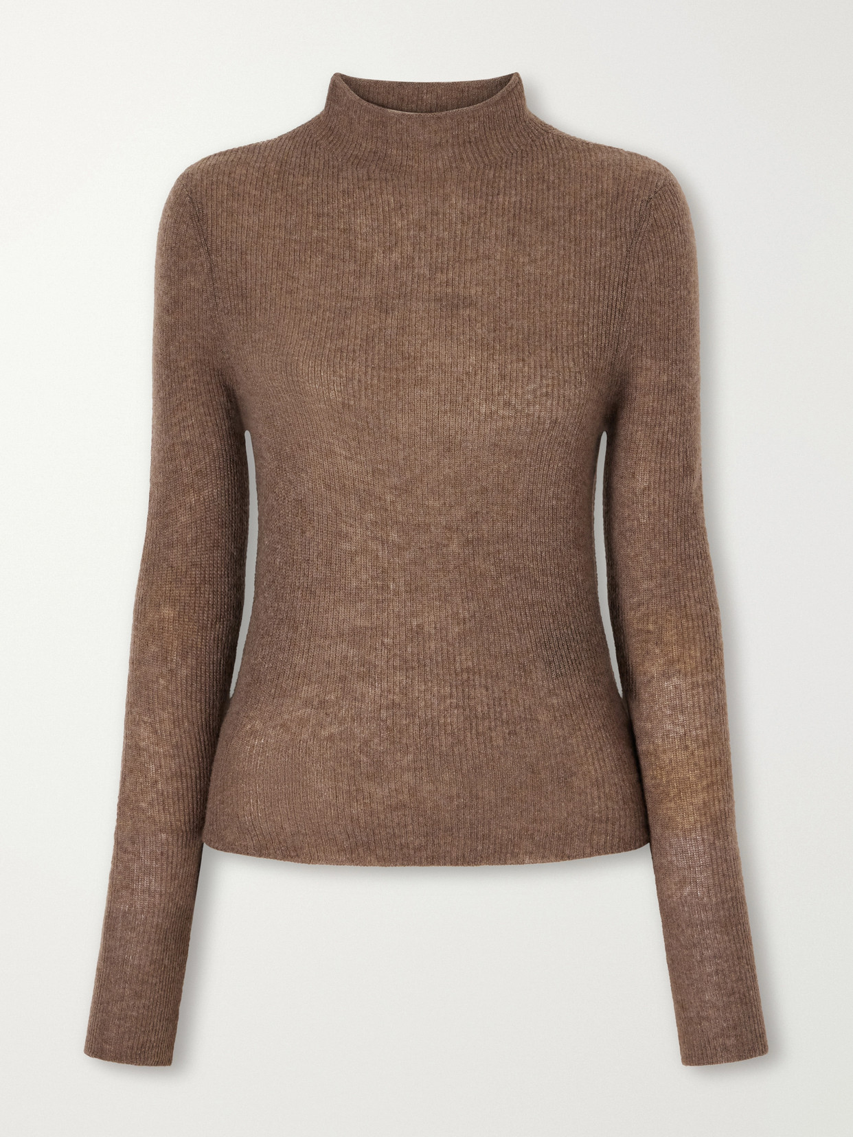 Leelah Ribbed Wool And Cashmere-Blend Turtleneck Sweater