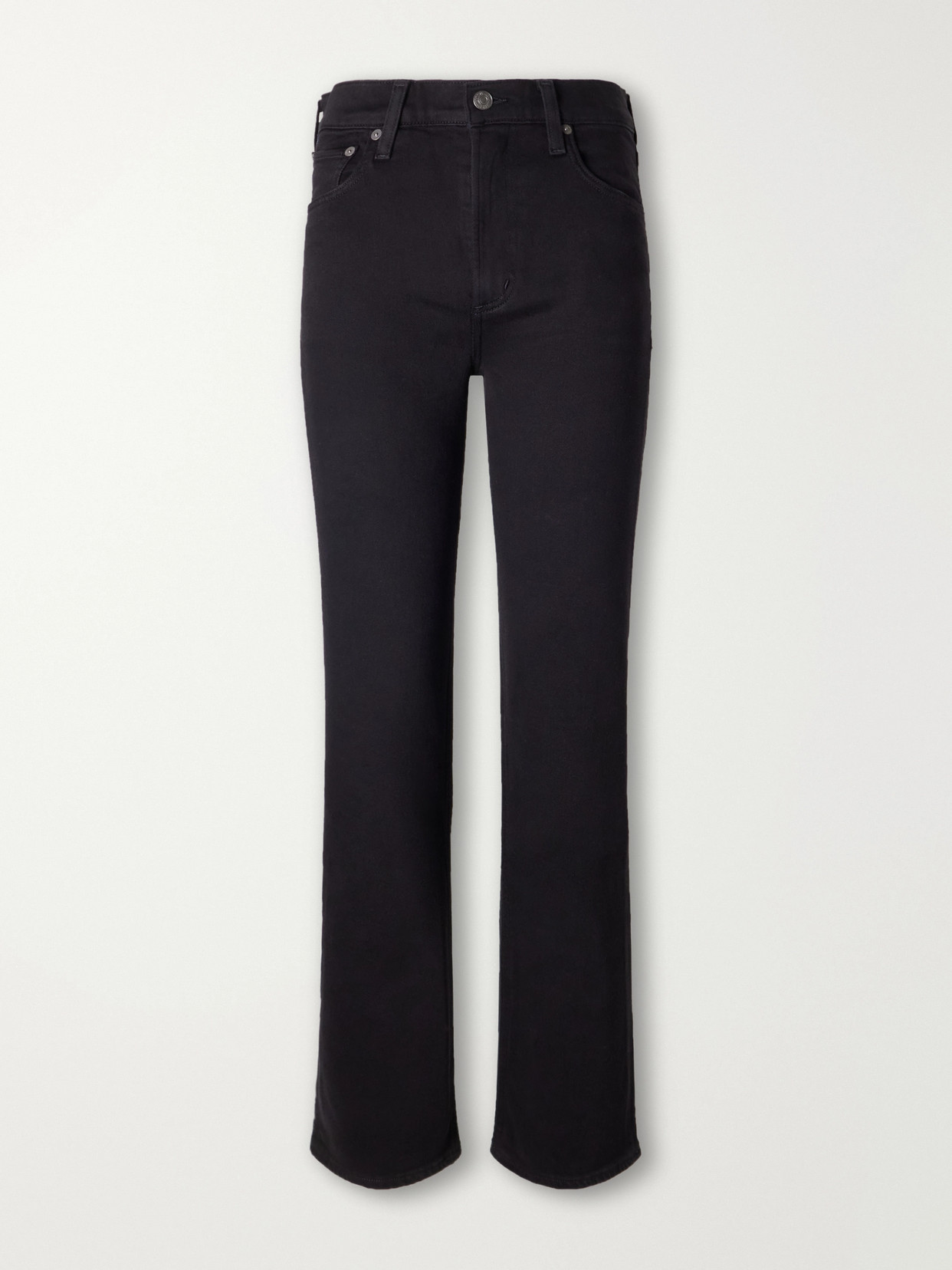 Palma Long Cotton And Cashmere-Blend Straight-Leg Jeans