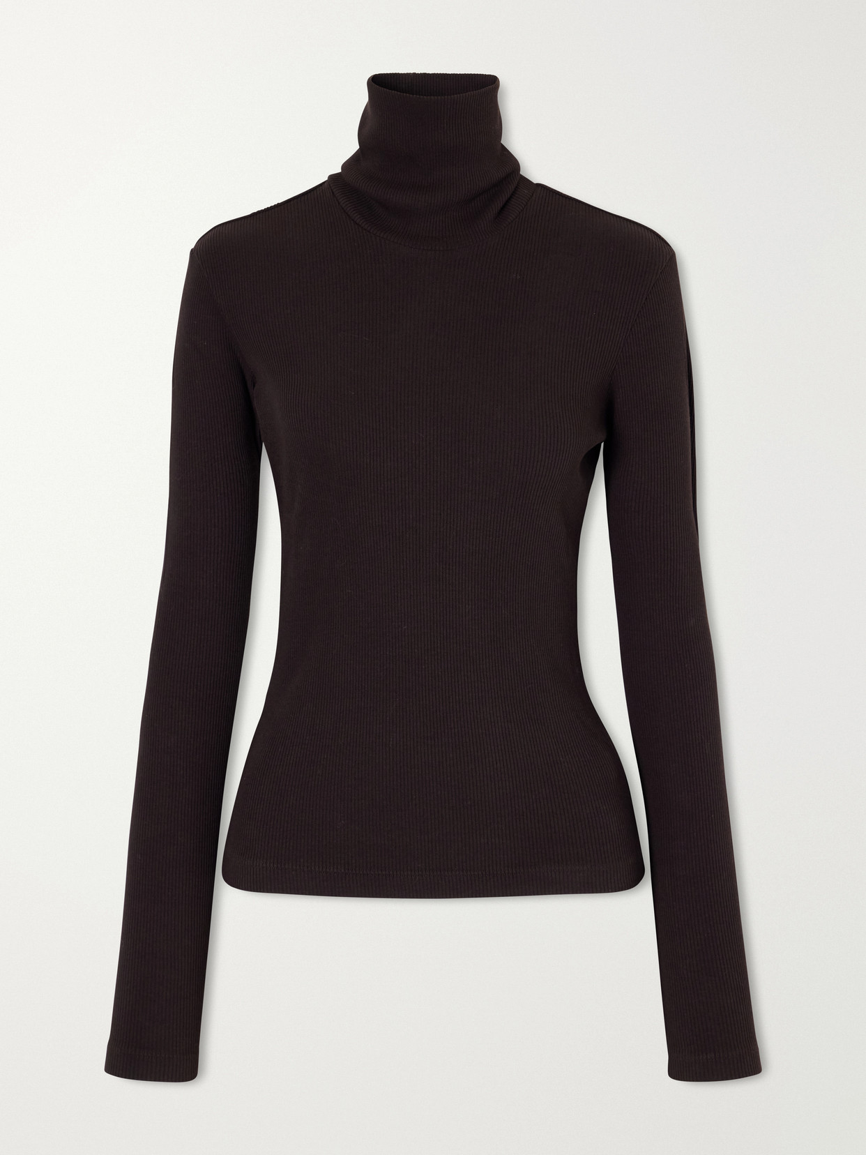 Caradene Ribbed Stretch Organic Cotton And Lyocell-Blend Jersey Top