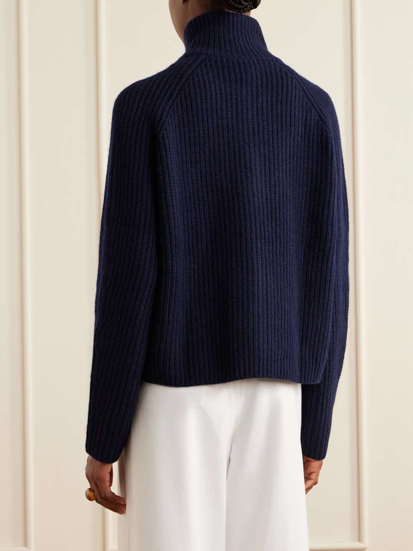 Lisa Yang Sadie Ribbed Cashmere Cardigan | Thumbnail 4