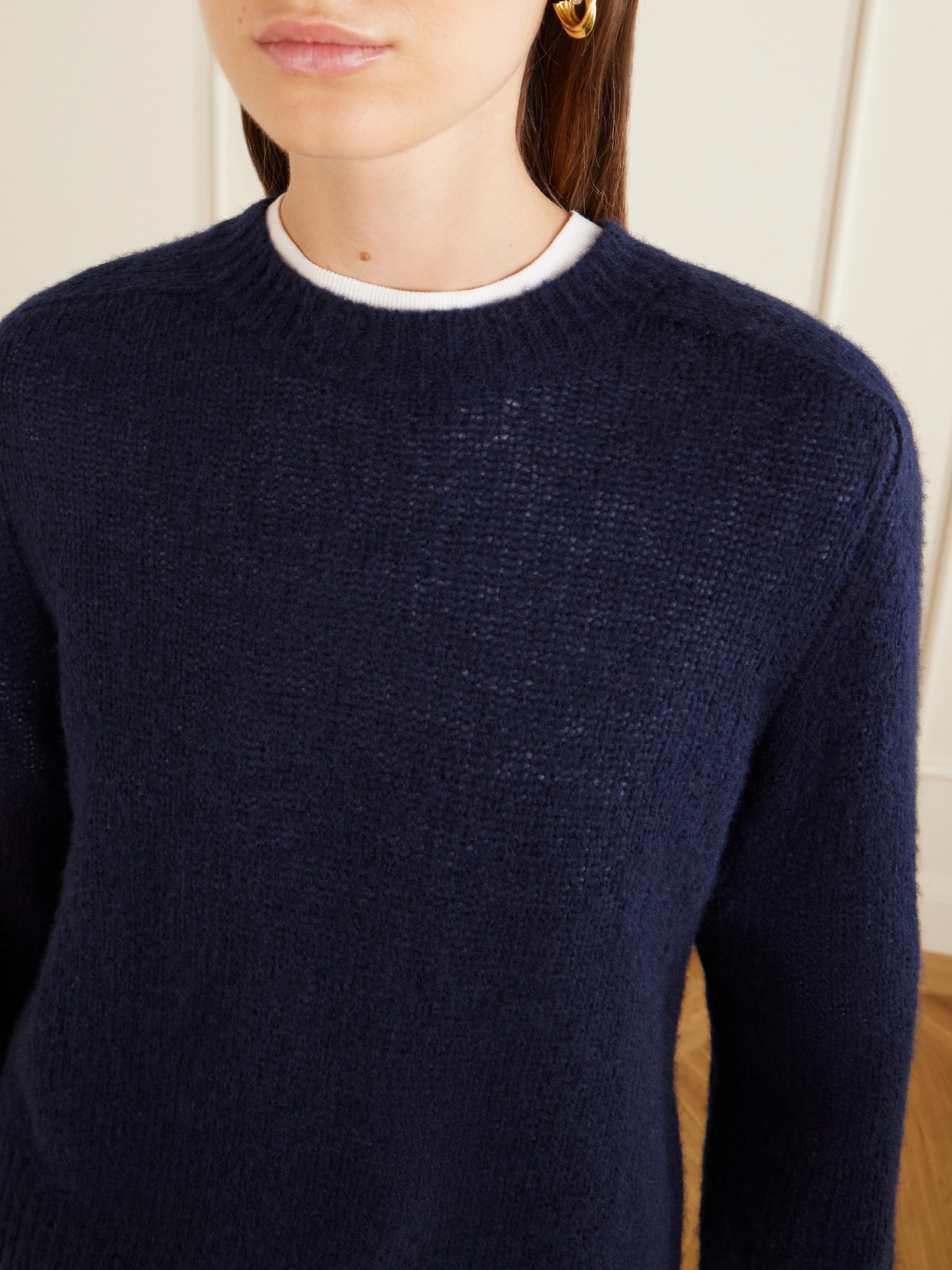 Solene Cashmere And Silk-Blend Sweater