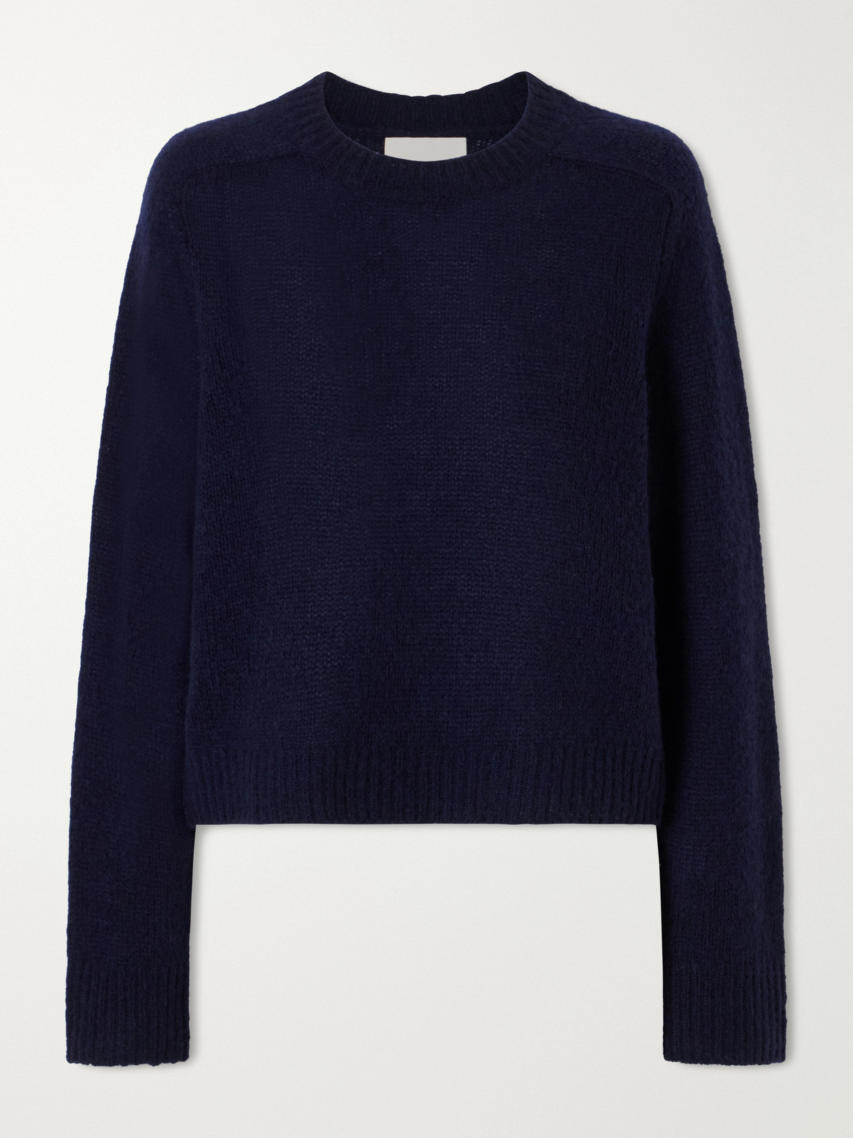 Lisa Yang Solene Cashmere And Silk-blend Sweater In Blue