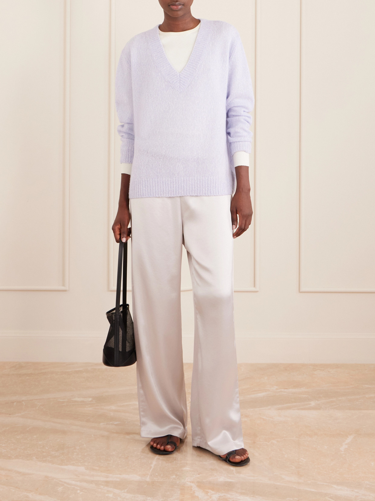 Leona Cashmere And Silk-Blend Sweater