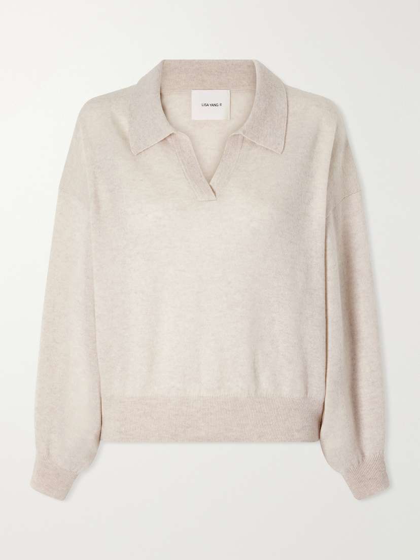 Lisa Yang Katriel Cashmere Polo Sweater
