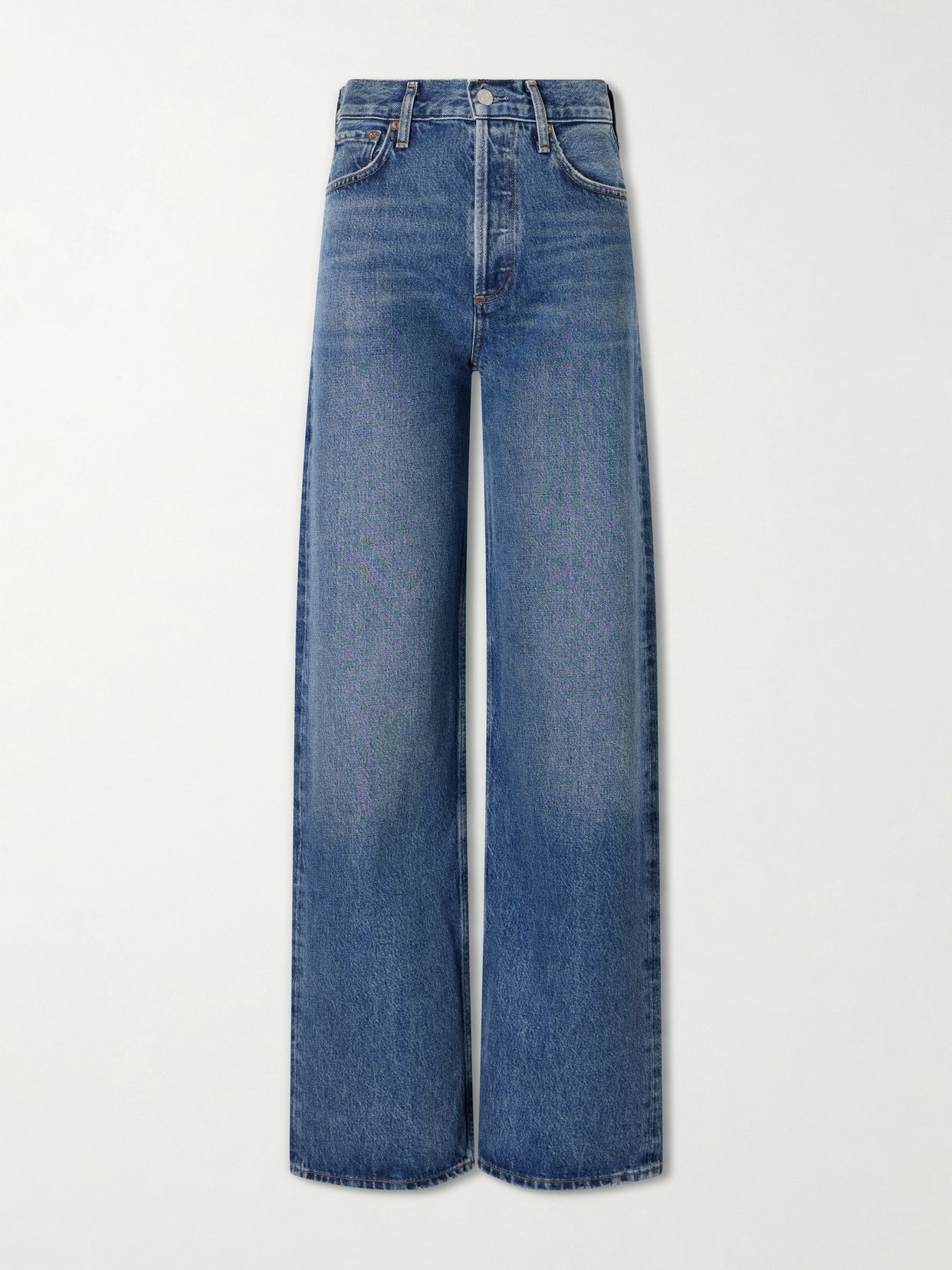 Ren Long high-rise wide-leg jeans