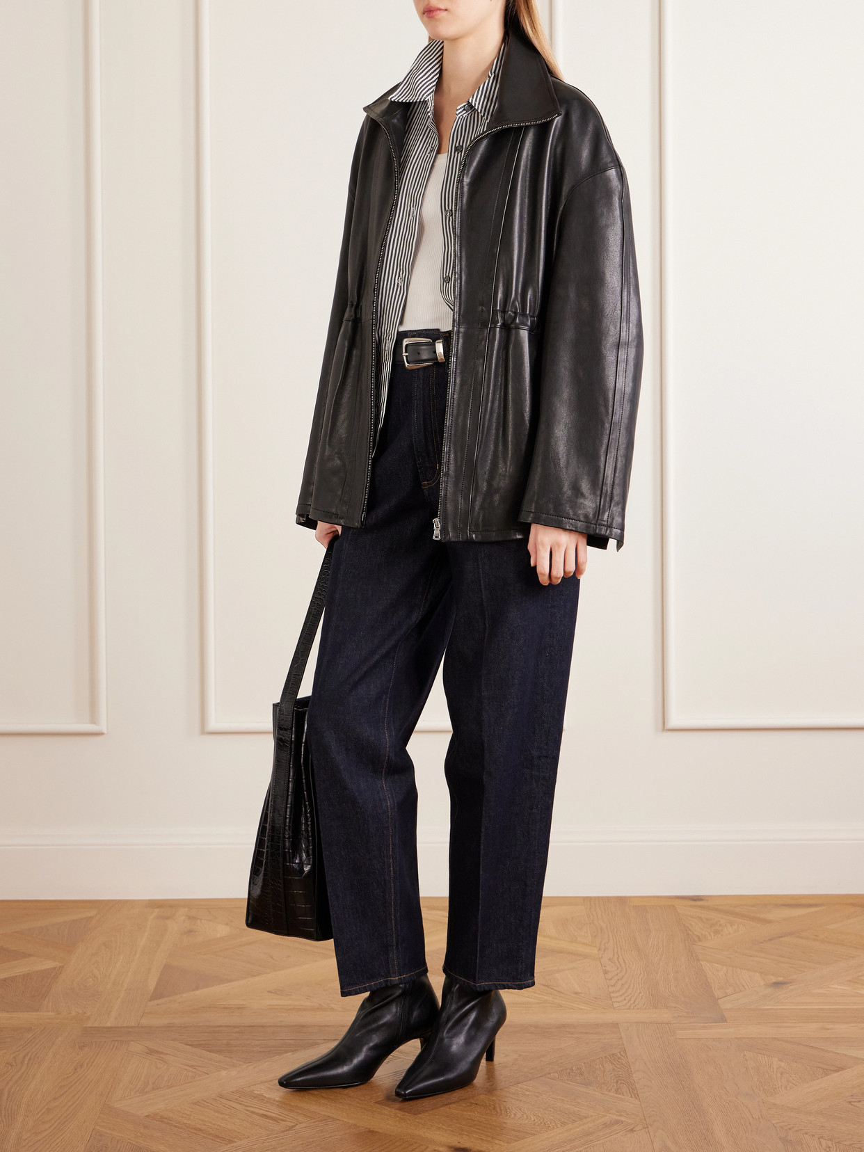 80'S High-Waist Tapered Jeans