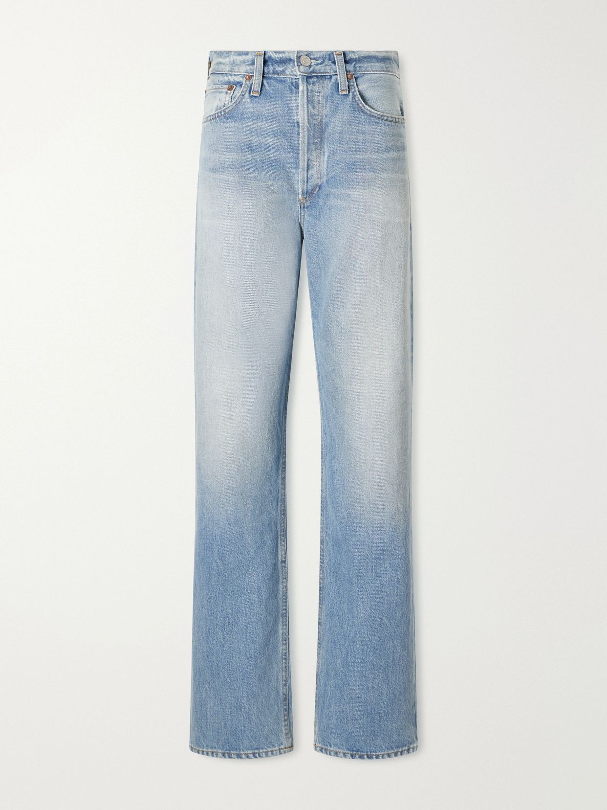 Kelly high-rise straight-leg jeans