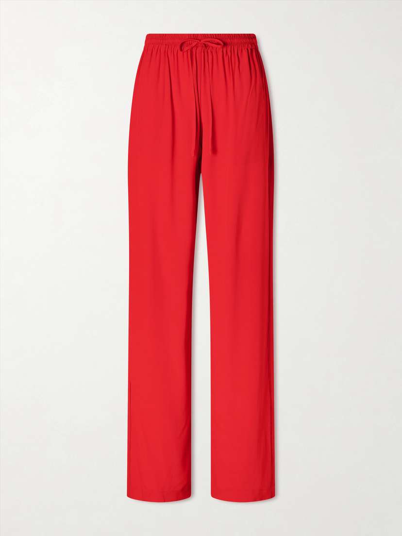 Sharon Wauchob Tuileries Satin-trimmed Silk-tulle Straight-leg Pants | Thumbnail 6 Sharon Wauchob Tuileries Satin-trimmed Silk-tulle Straight-leg Pants | Thumbnail 6