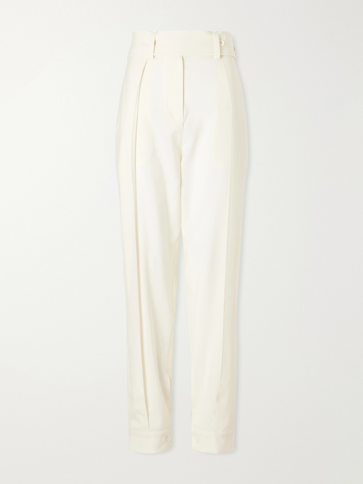 Sharon Wauchob Clio Belted Wool Straight-leg Pants