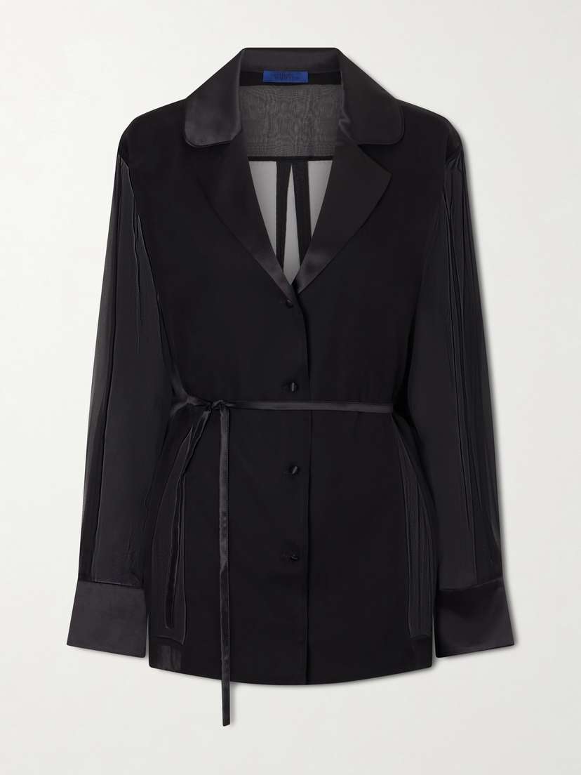 Sharon Wauchob Bretagne Belted Silk Jacket | Thumbnail 5 Sharon Wauchob Bretagne Belted Silk Jacket | Thumbnail 5