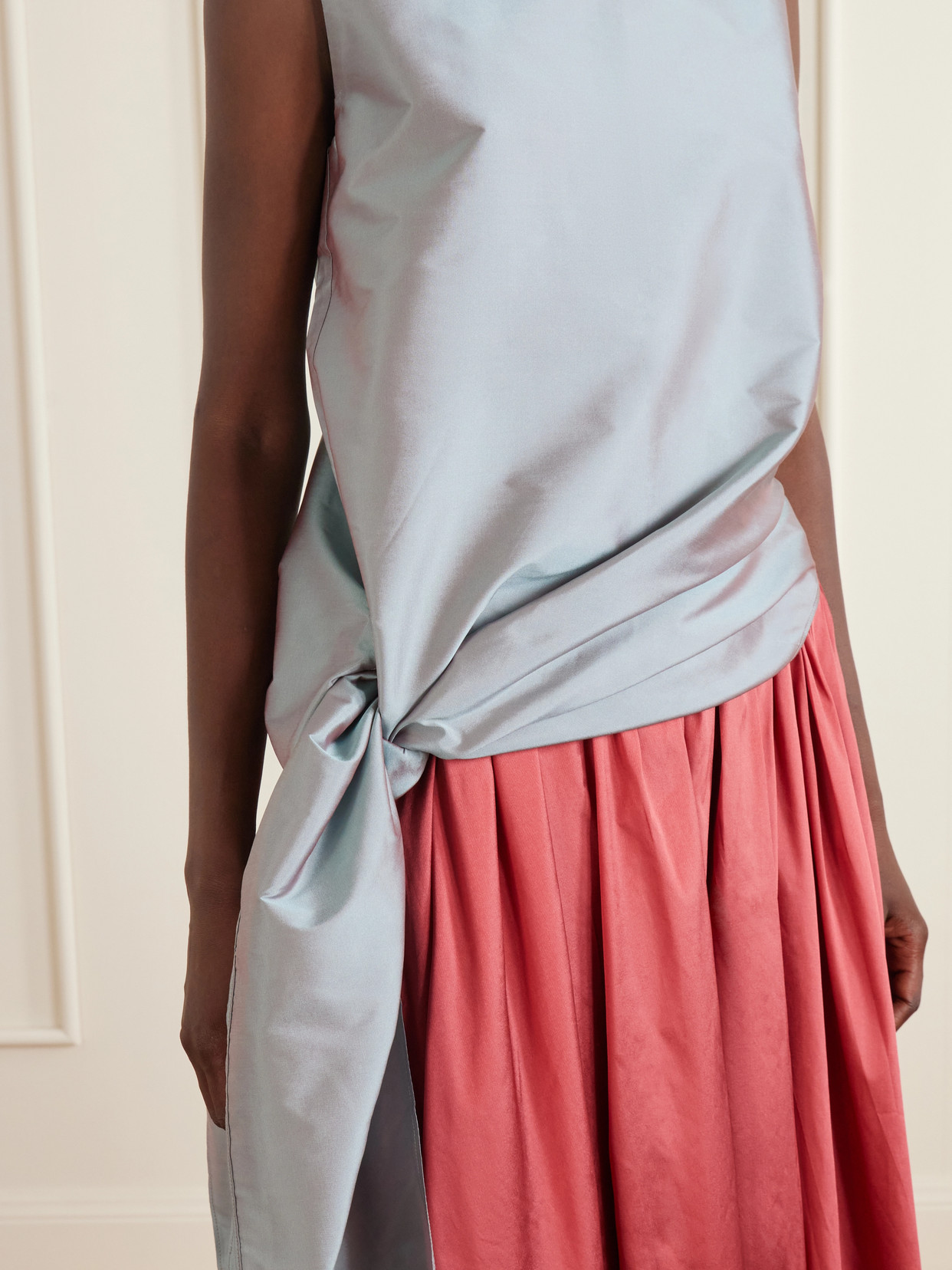 Knotted Faille Top